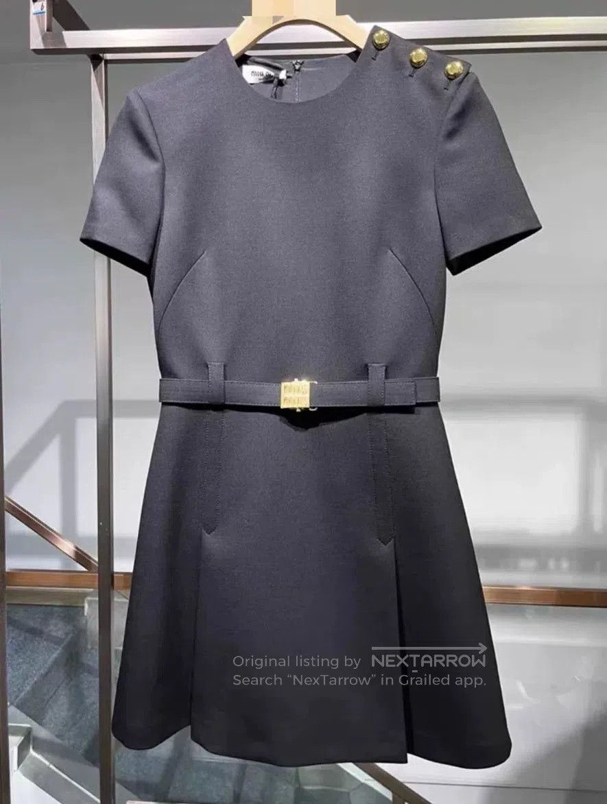 Miu Miu Miu Miu Classic Little Black Dress. Size M / US 6-8 / IT 42-44 - 2 Thumbnail