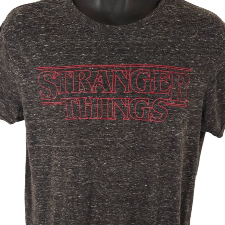 Vintage Stranger Things T Shirt Mens Size Medium Gray Sci Fi Horror Netflix TV Show Size US M / EU 48-50 / 2 - 2 Thumbnail