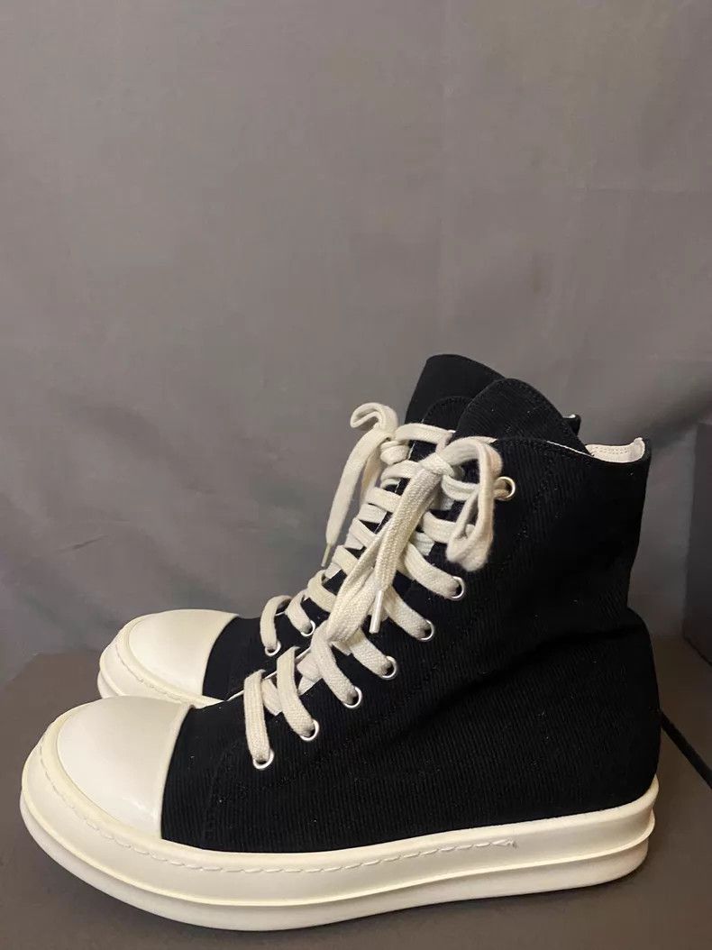 Other Rick Owens Double line canvas large Converse shoes Size US 7 / IT 37 - 1 Thumbnail