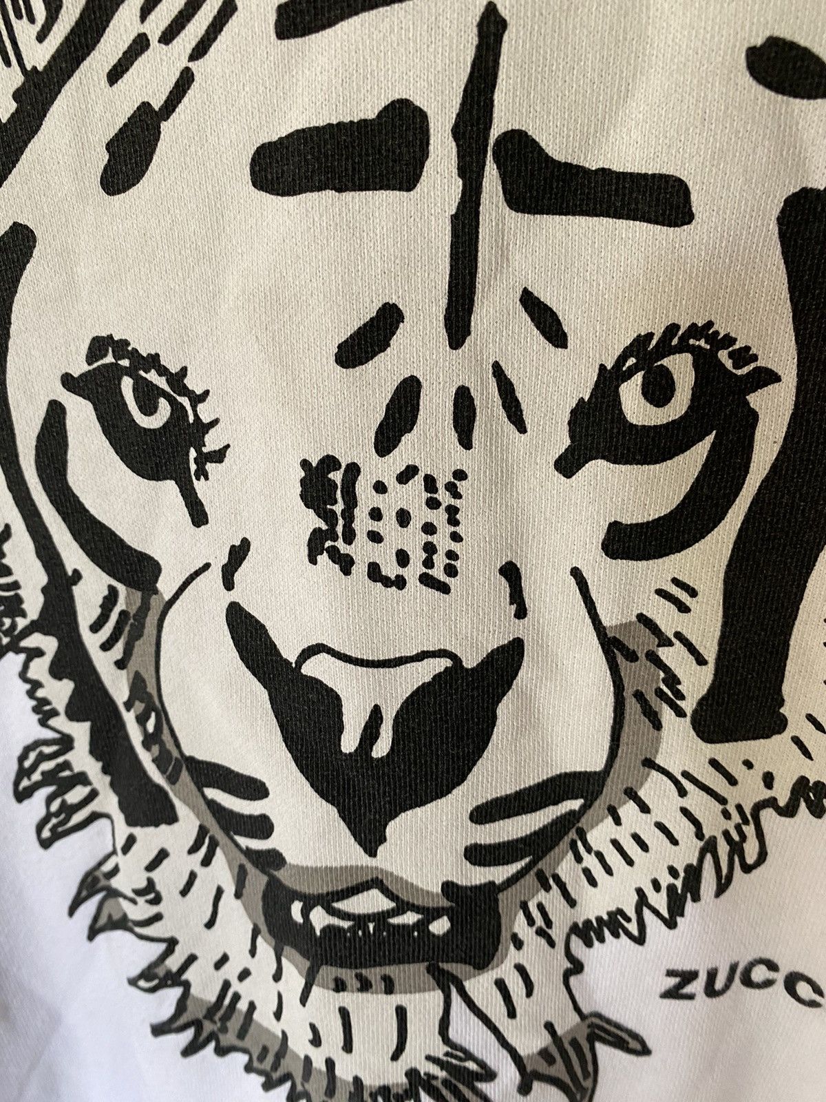 CABANE de ZUCCa 2000s Oversize Tiger sweatshirt Size US L / EU 52-54 / 3 - 5 Thumbnail