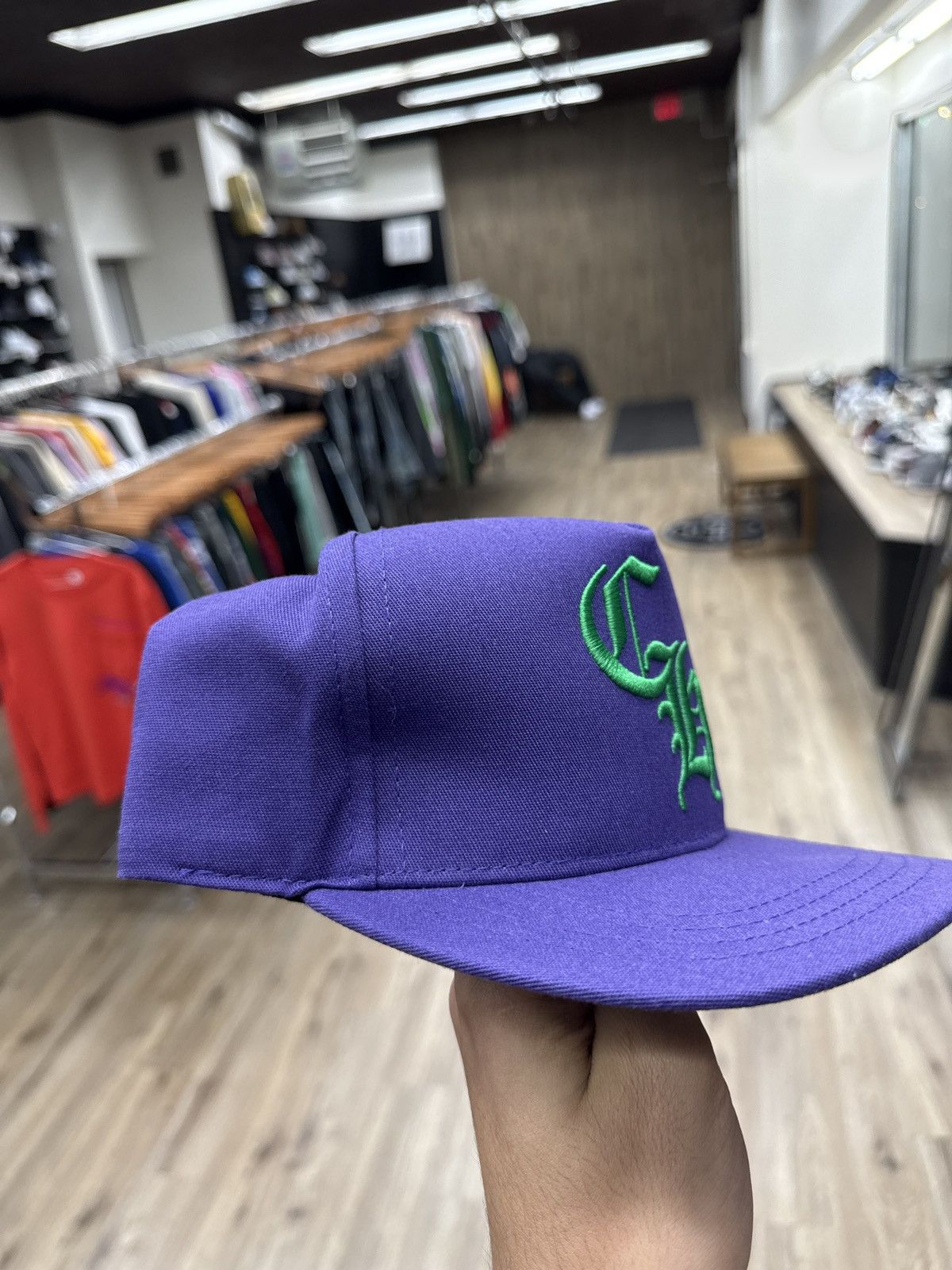 Chrome Hearts Chrome Hearts Purple Trucker Hat Size ONE SIZE - 3 Thumbnail