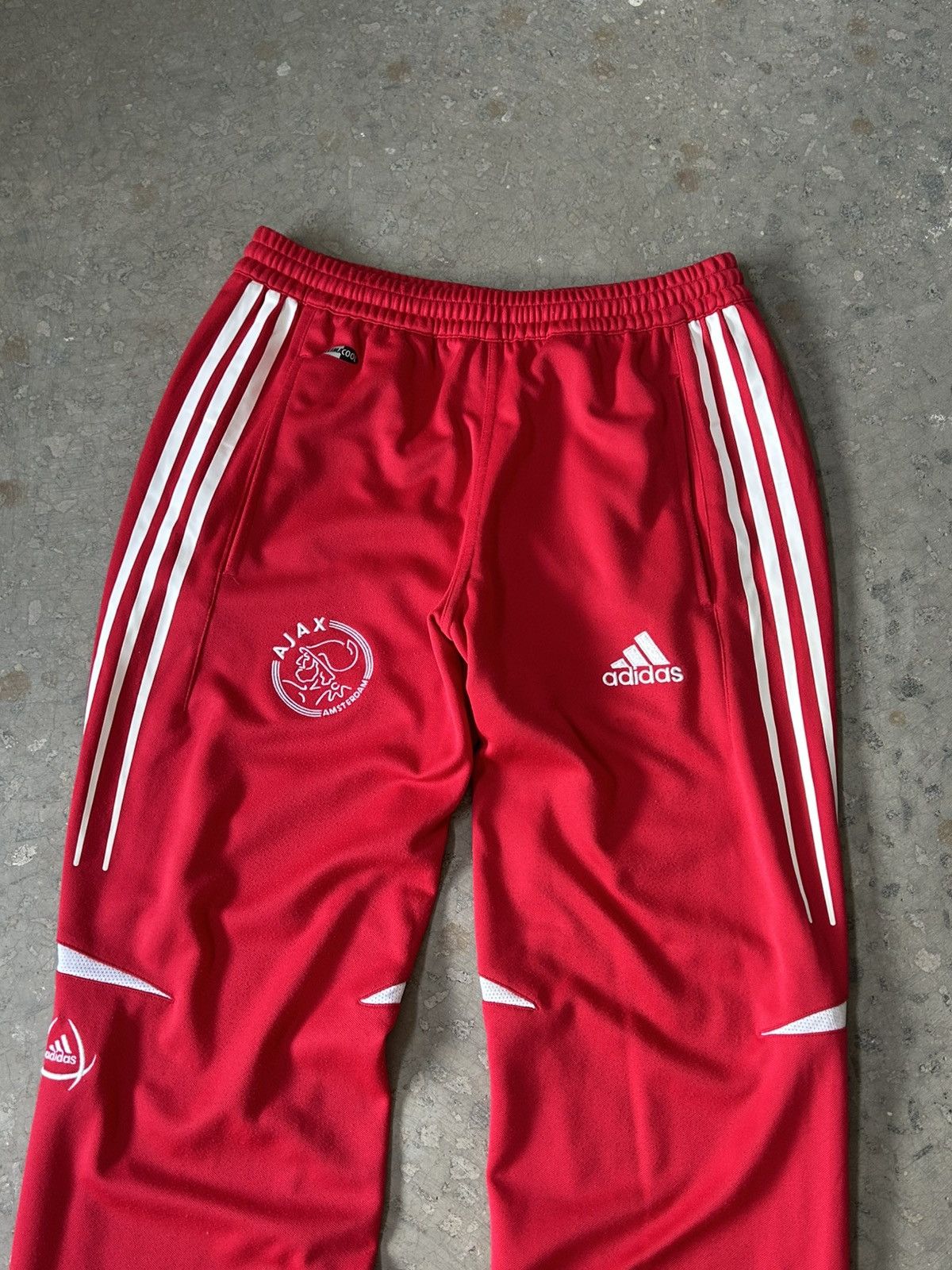 Adidas Vintage Adidas Ajax Football Tracksuit Pants 2004 Size US 32 / EU 48 - 2 Thumbnail