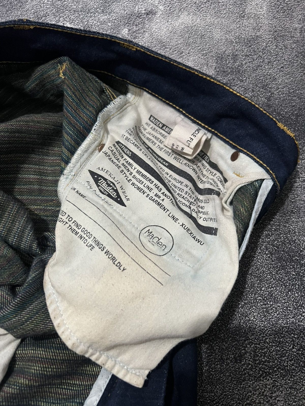 Edition Japan Maden Uncle Fu Rainbow Weft Selvedge Denim Size US 33 - 8 Thumbnail