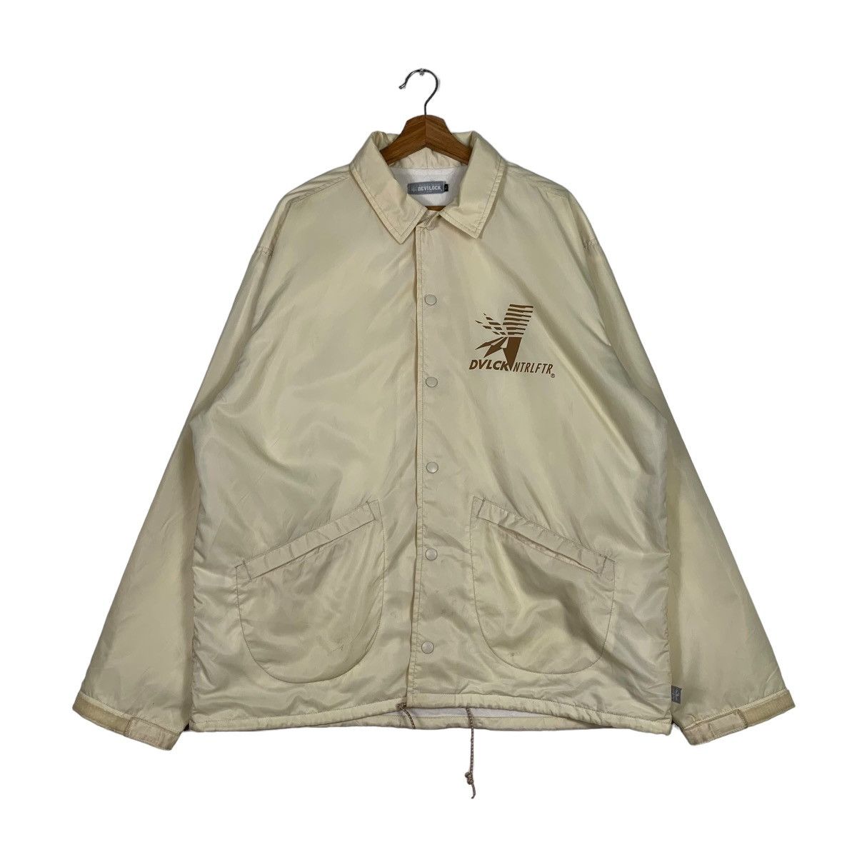 Japanese Brand DEVILOCK DVLCK NTRLFTR Coach Jacket #0106-C6 Size US L / EU 52-54 / 3 - 1 Thumbnail