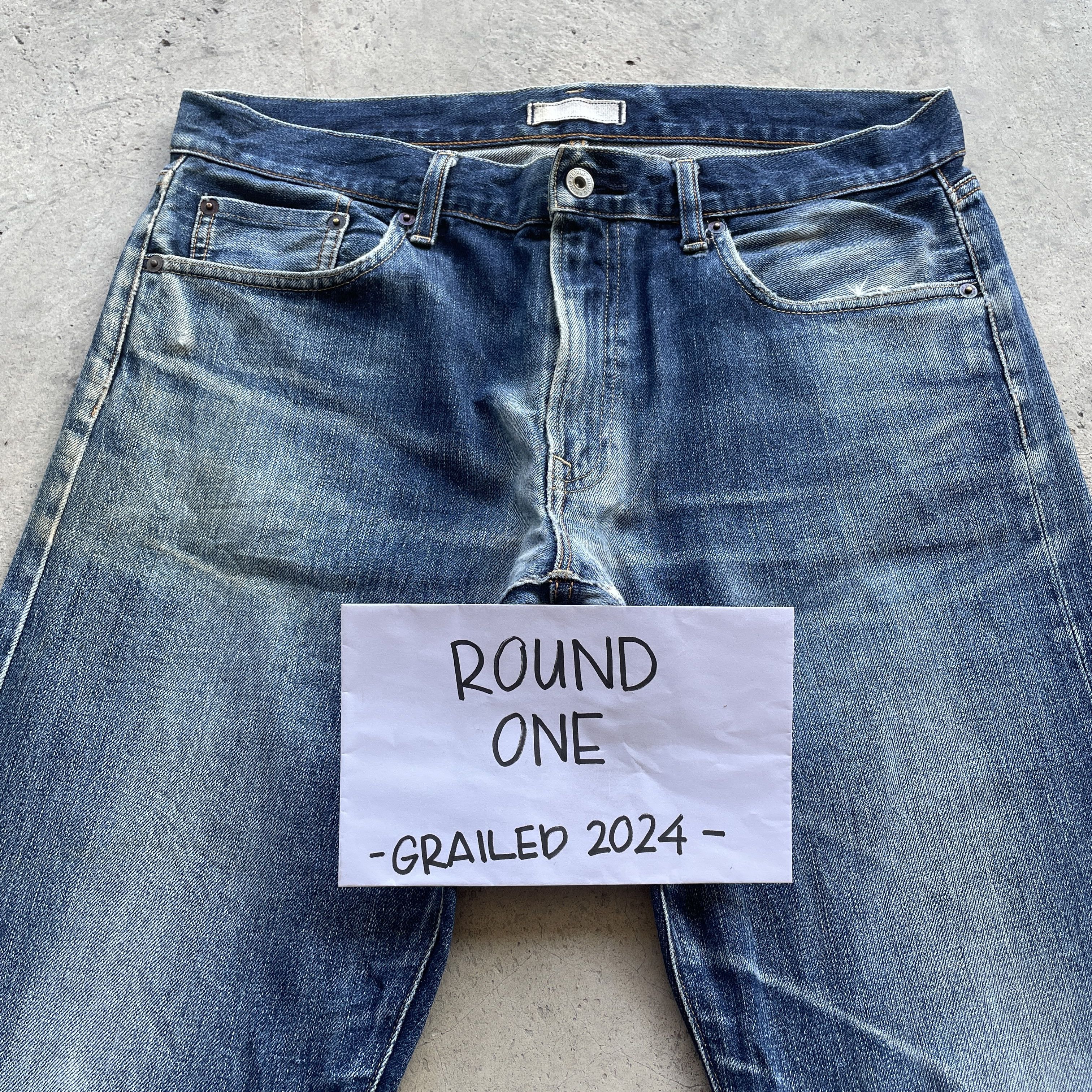 Japanese Brand Vintage Japanese Brand Faded Jeans Denim Pants W35 Size US 35 - 6 Thumbnail