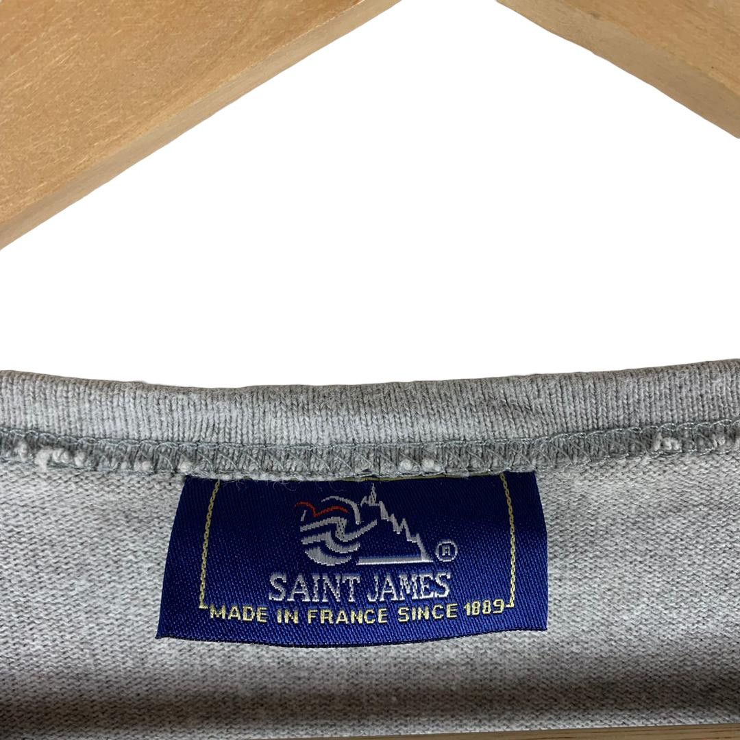Saint James Vintage Saint James Long Sleeve Boat Neck Tee Shirt Size US XL / EU 56 / 4 - 3 Thumbnail