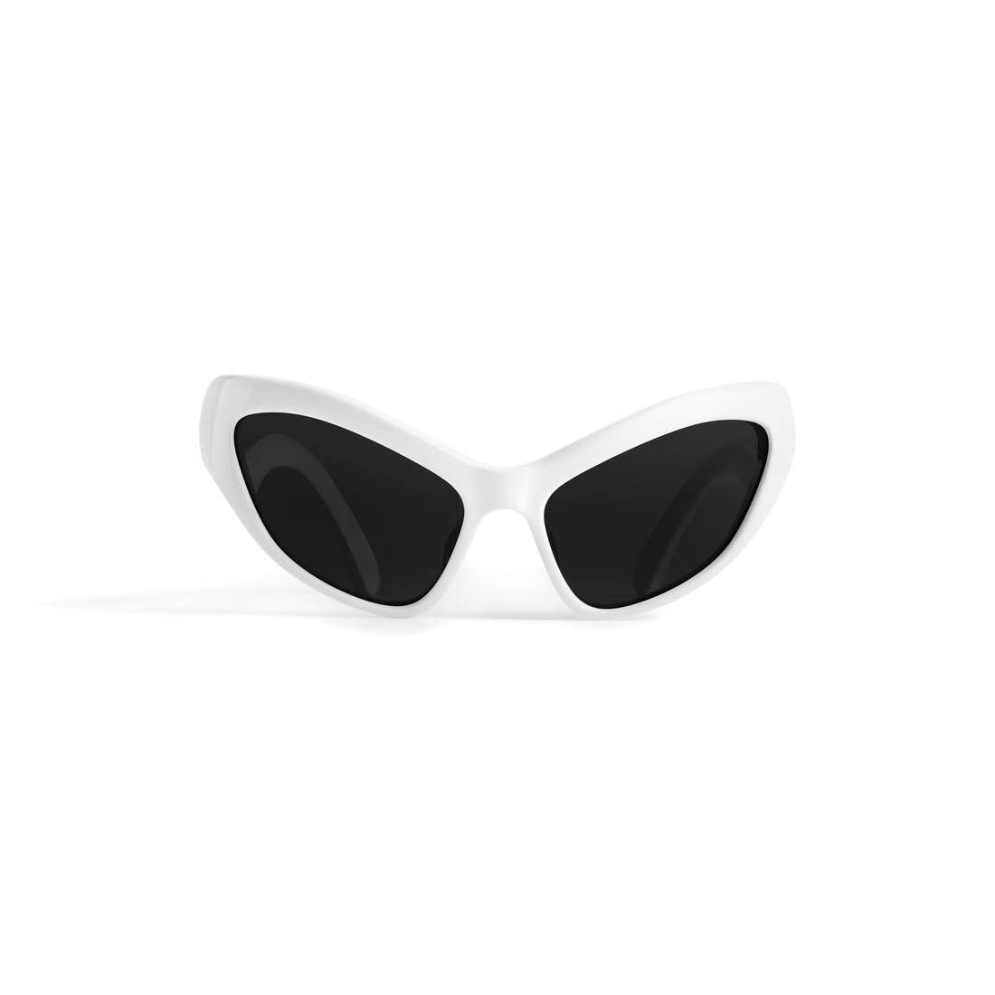 Balenciaga o1bcso1str0625 Size: OS / Hamptons Cat Sunglasses in White Size ONE SIZE - 1 Thumbnail