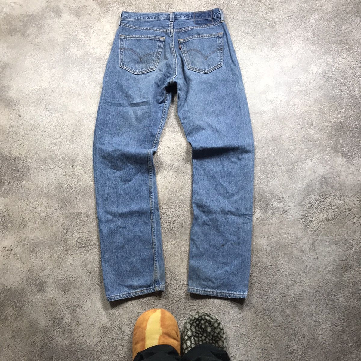 Vintage Vintage 90s Levis Baggy Distressed Thrashed Jeans Grunge 30 Size US 30 / EU 46 - 2 Thumbnail