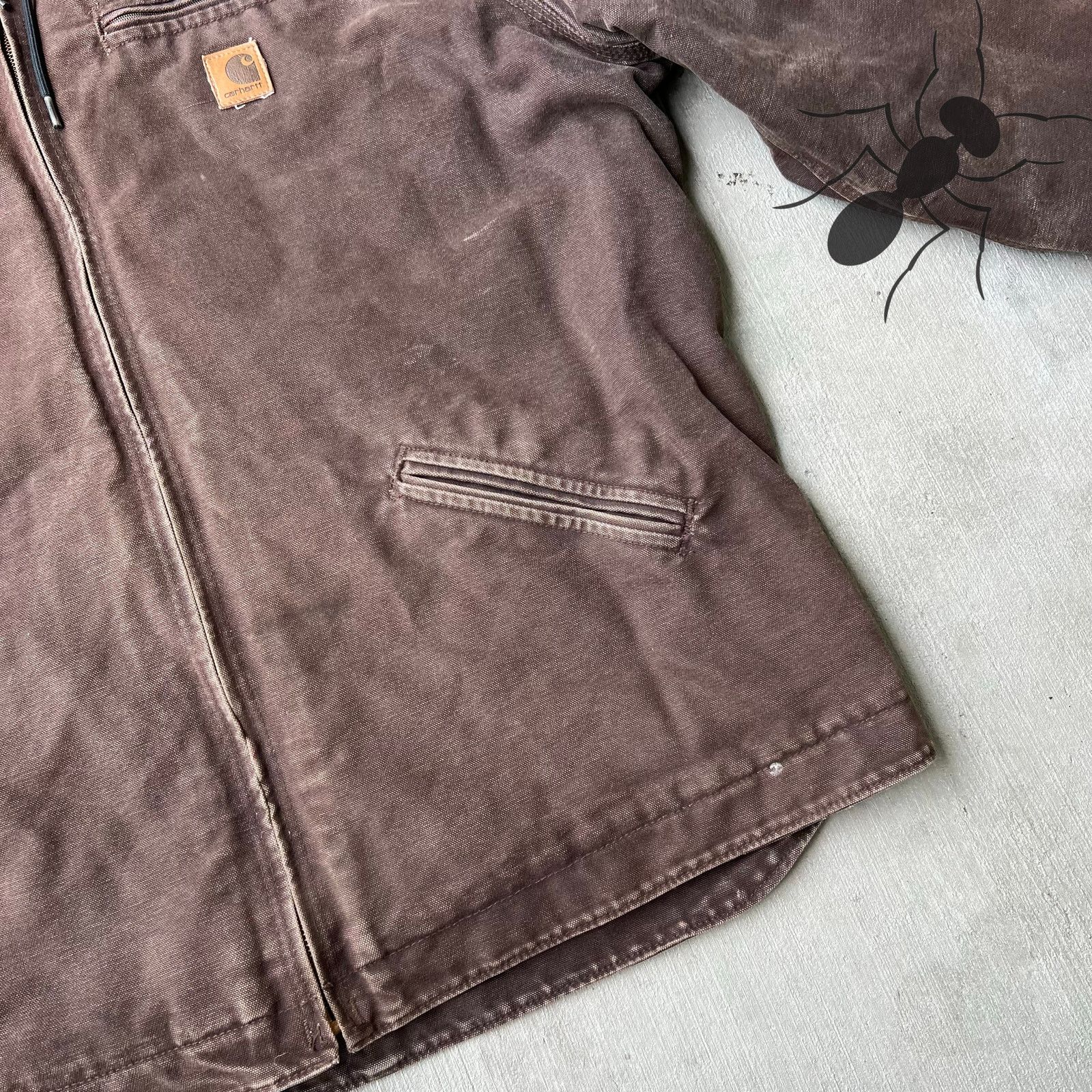 Carhartt × Vintage Carhartt J141 DKB sierra hooded work wear jacket Size US XL / EU 56 / 4 - 10 Thumbnail
