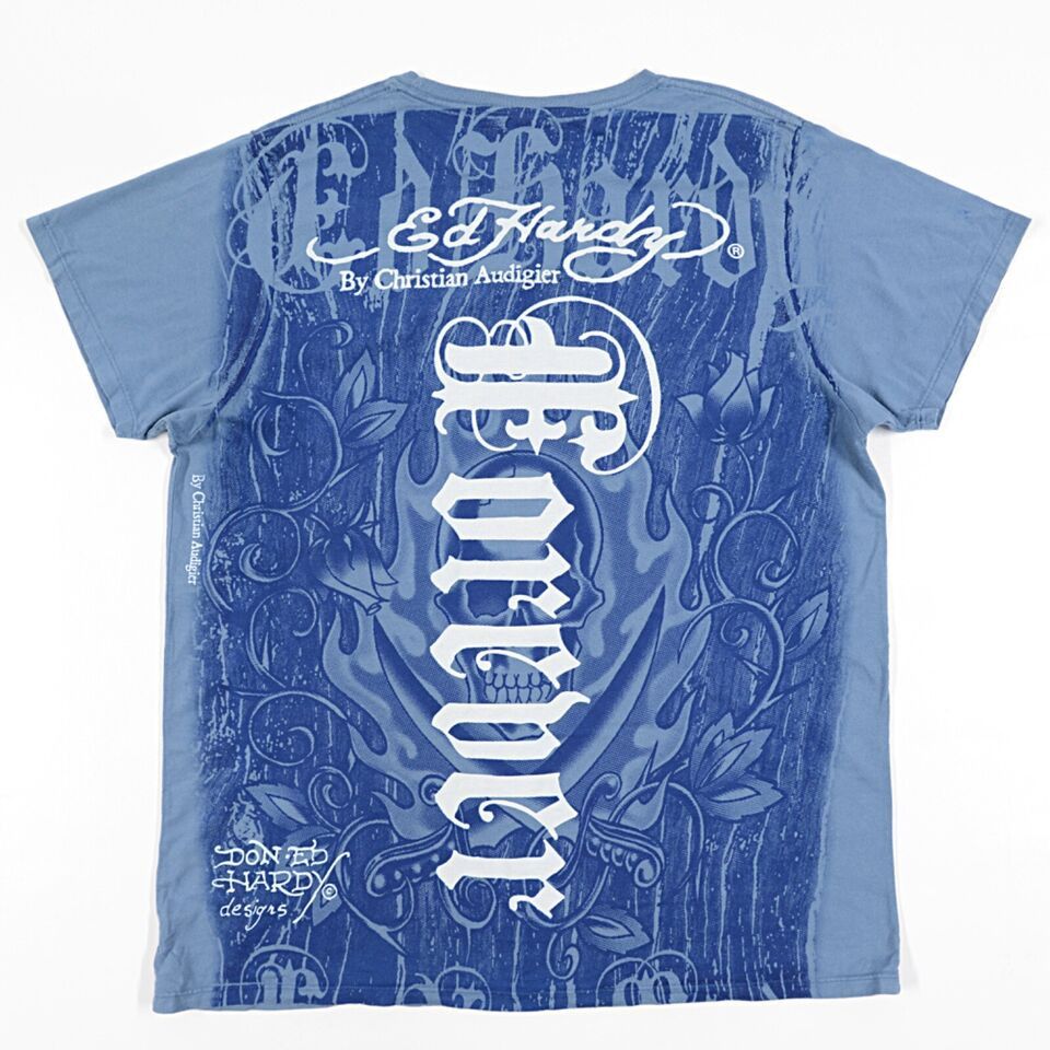 Christian Audigier Don Hardy Christian Audigier KAMIKAZE Japan Dragon Skull Tee Size US XXL / EU 58 / 5 - 8 Thumbnail