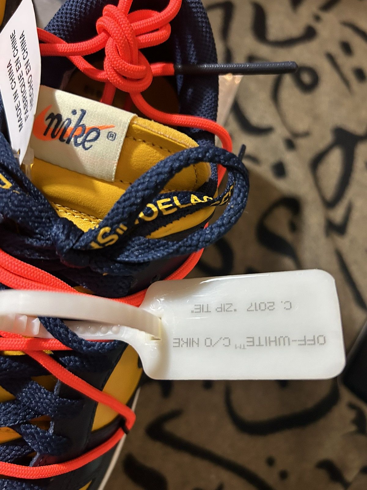 Nike × Off-White NIKE x OFF-WHITE Virgil Abloh Dunk low Size US 9 / EU 42 - 5 Thumbnail