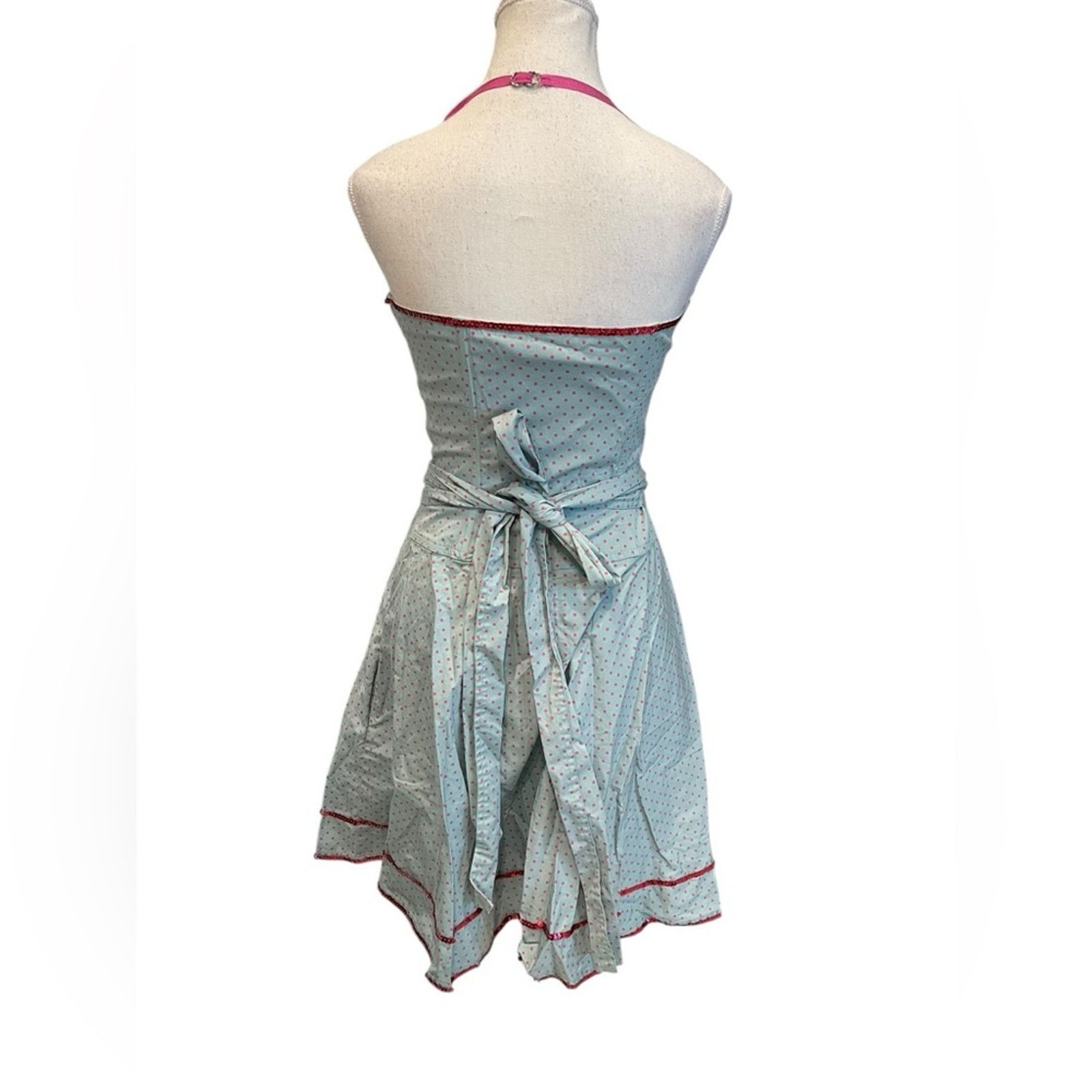 Betsey Johnson VTG Betsey Johnson NY Polka Dot Sequin Retro Pinup Dress Size M / US 6-8 / IT 42-44 - 4 Thumbnail