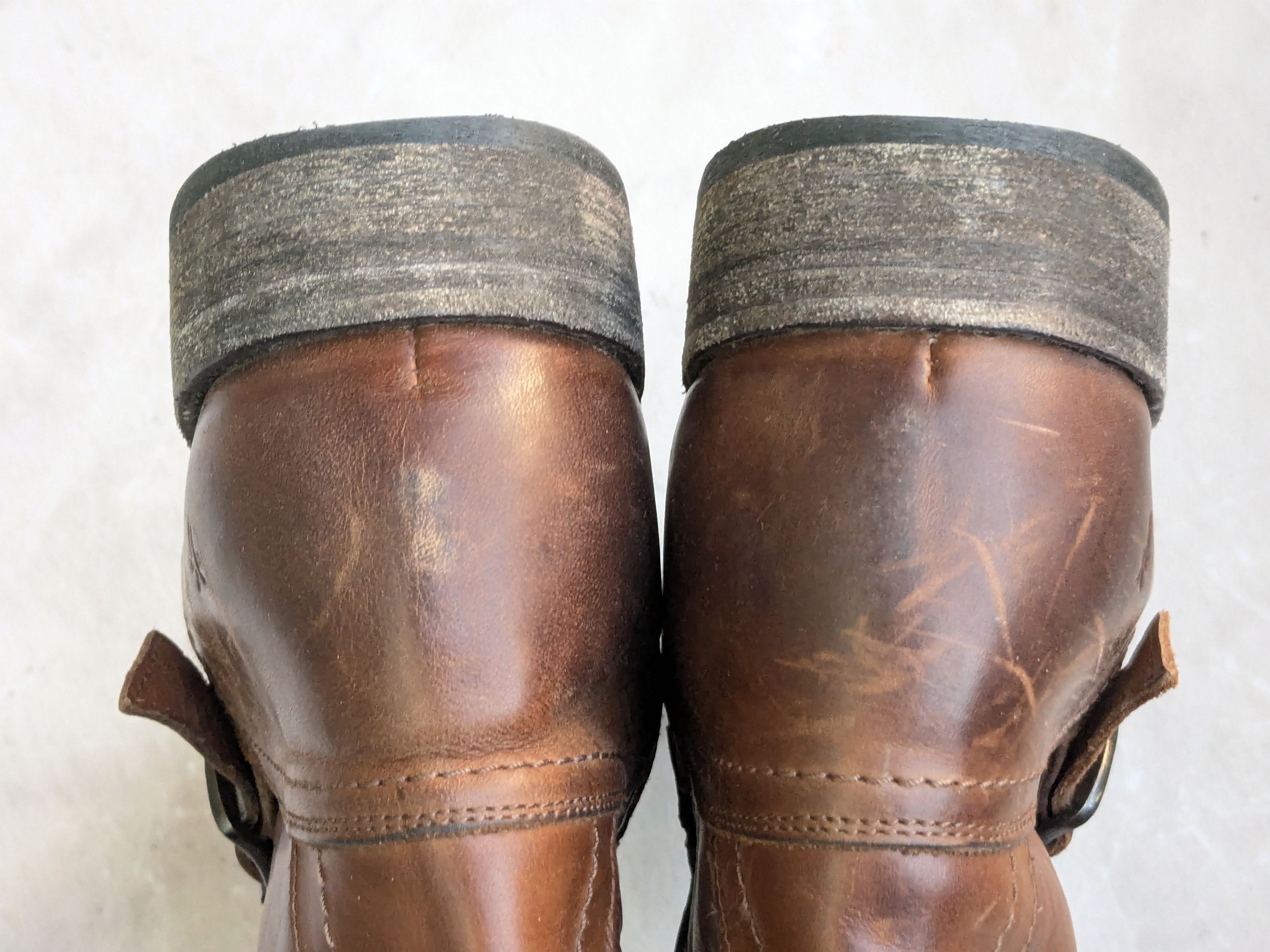 Frye Frye Engineer Boots Brown Leather 13 Leather Buckle Size US 13 / EU 46 - 9 Thumbnail