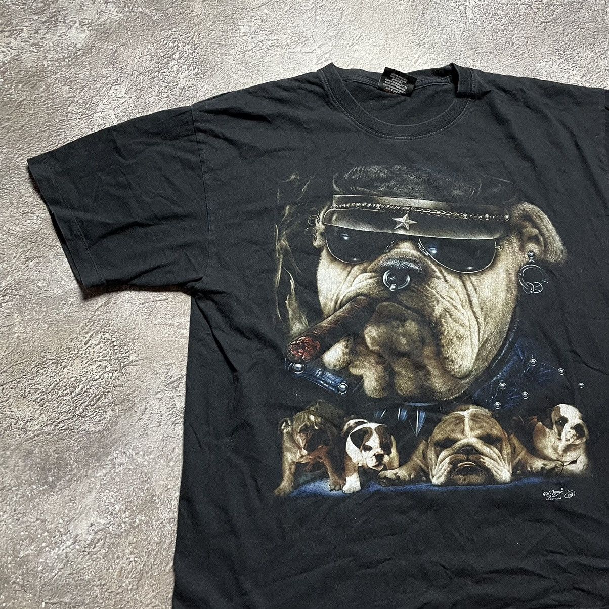 Band Tees Vintage Y2K DOG FACE TEE BAND ABSTRACT ROCK GRUNGE HORROR Size US XL / EU 56 / 4 - 3 Thumbnail