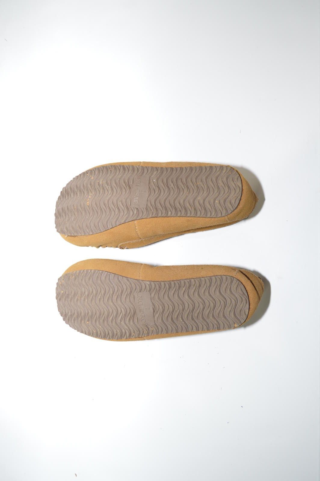Designer Women's Moccasin Suede Slippers - 8.5 - Cozy Faux Fur Lining Size ONE SIZE - 5 Thumbnail