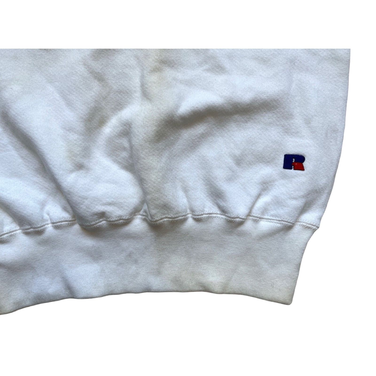 Russell Athletic VINTAGE Russell Athletic Sweatshirt Mens 2XL White 90s High Cotton Crewneck NWT Deadstock Size US XXL / EU 58 / 5 - 7 Thumbnail
