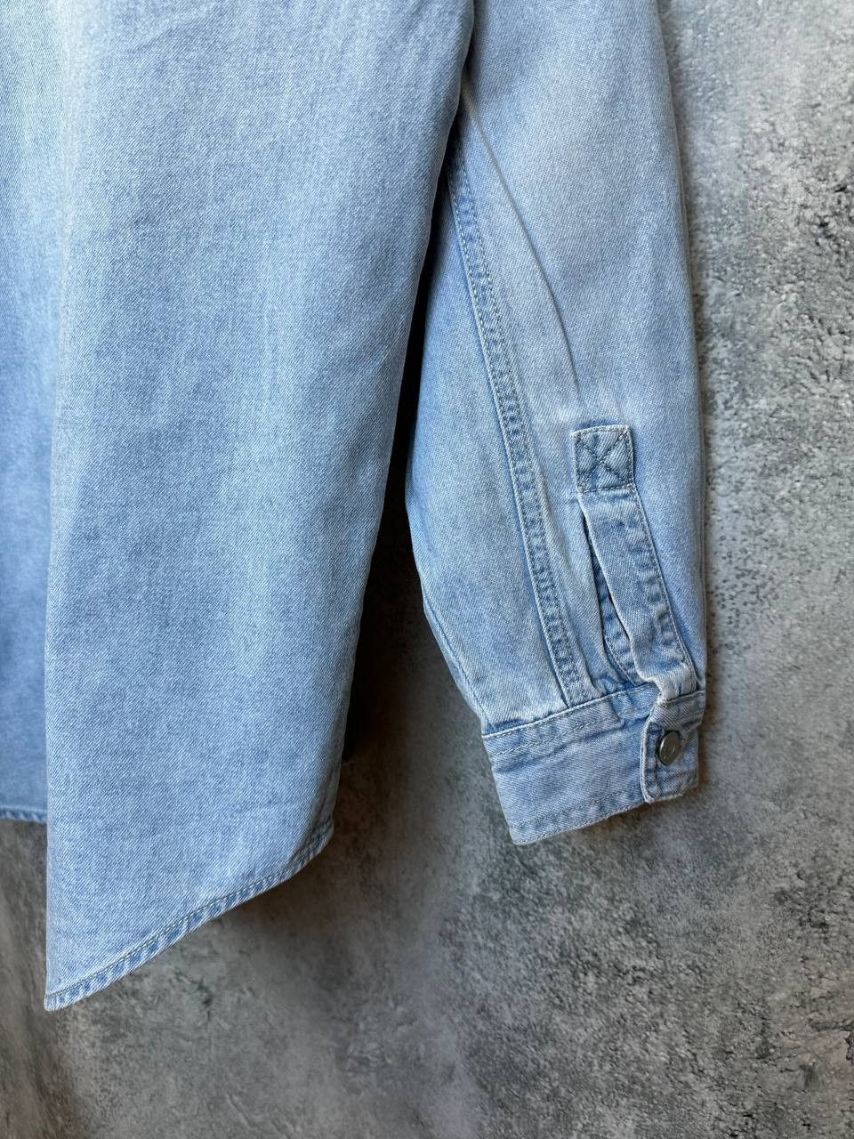 Levi's Vintage Clothing Levi's Denim Work Shirt with Blank Tab Rare 80s/90s Vintage Size US XL / EU 56 / 4 - 10 Thumbnail