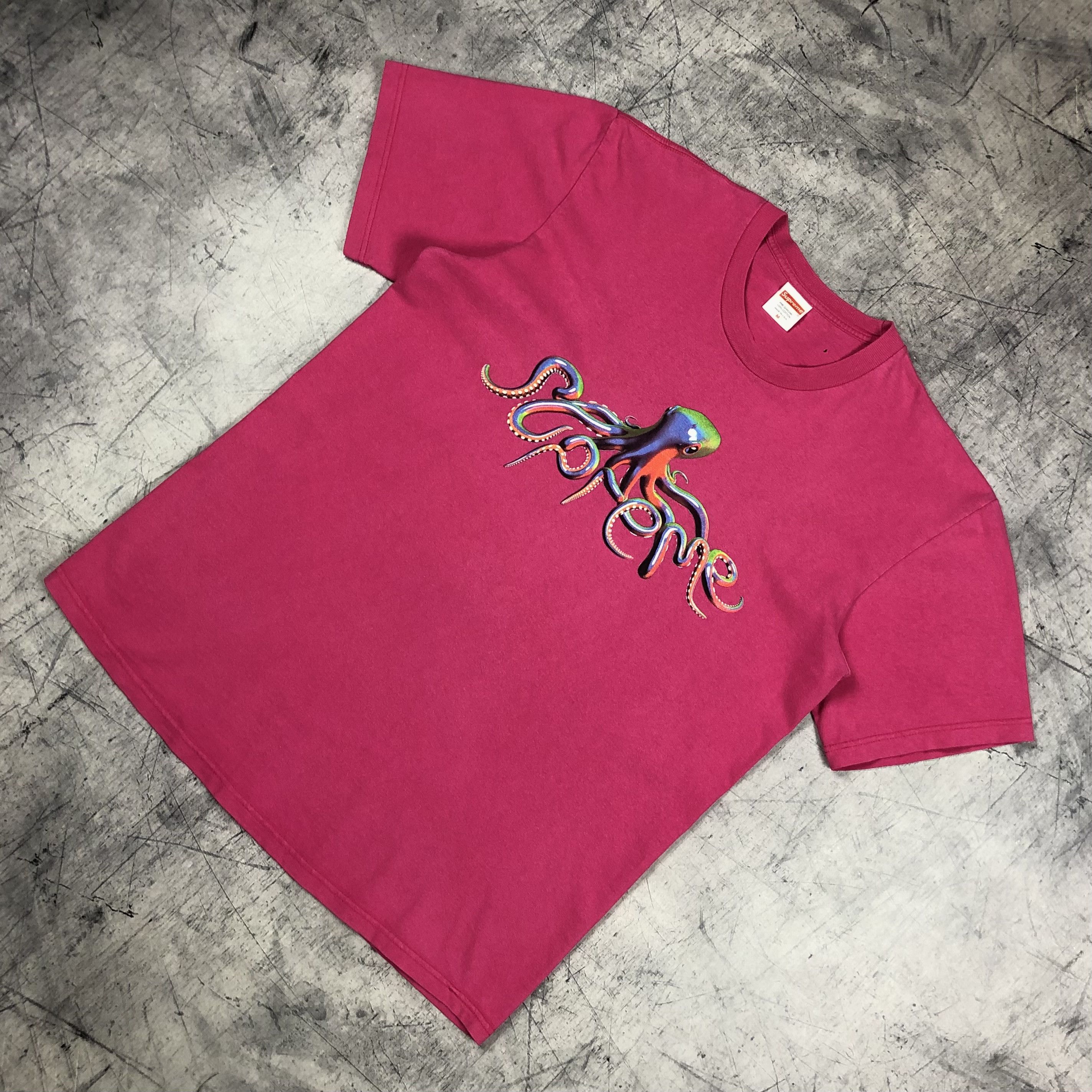 Supreme Y2K Supreme Tentacle Octopus Hot Pink Tee Size US M / EU 48-50 / 2 - 3 Thumbnail