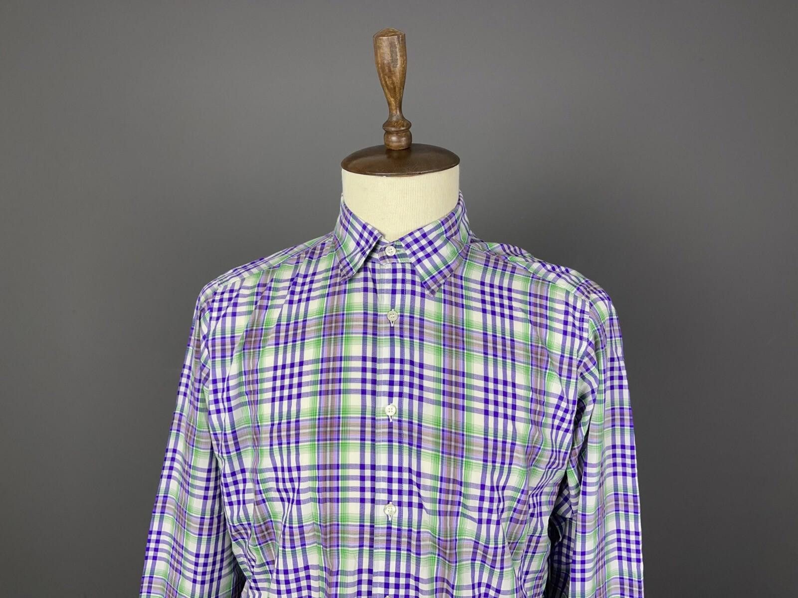 Etro Etro Luxury Multicolor Check Italian Dress Shirt XL Size US XL / EU 56 / 4 - 2 Thumbnail