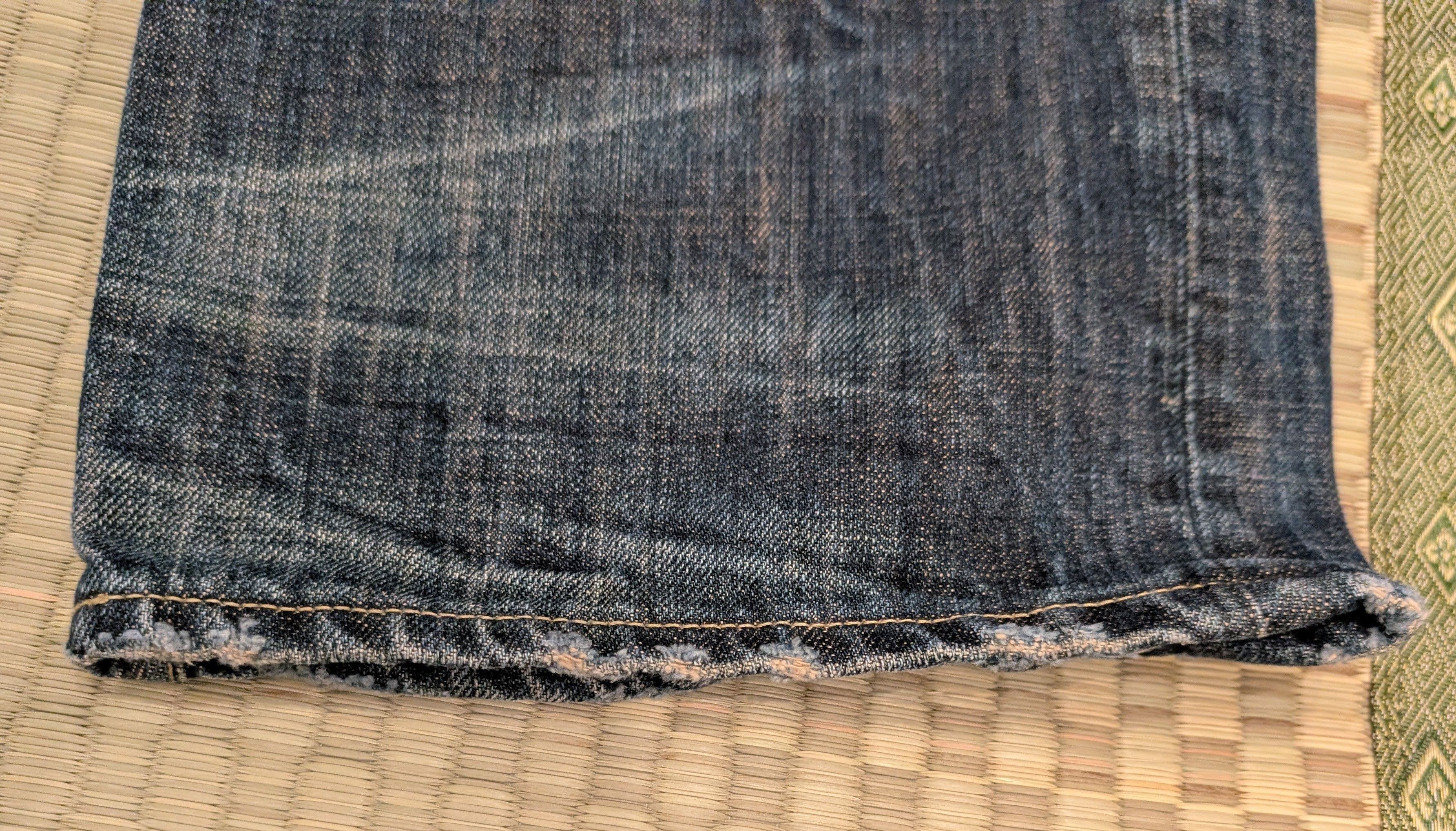 Gilded Age Gilded Age Distressed Denim Jeans Straight Fit Made in USA Size US 34 / EU 50 - 10 Thumbnail