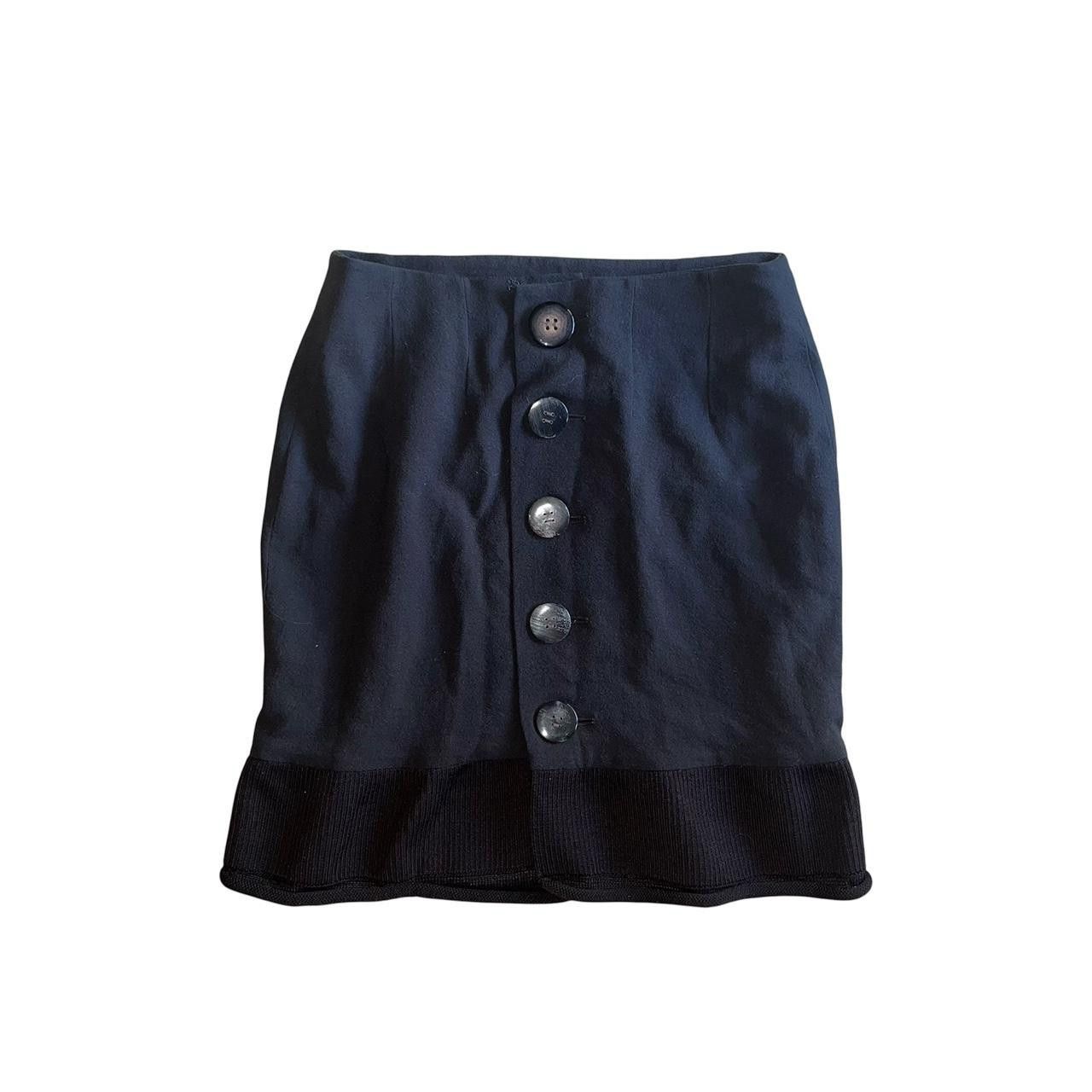 Dior Vintage 1999 A/W Button Back Skirt Size 28" / US 6 / IT 42 - 1 Thumbnail