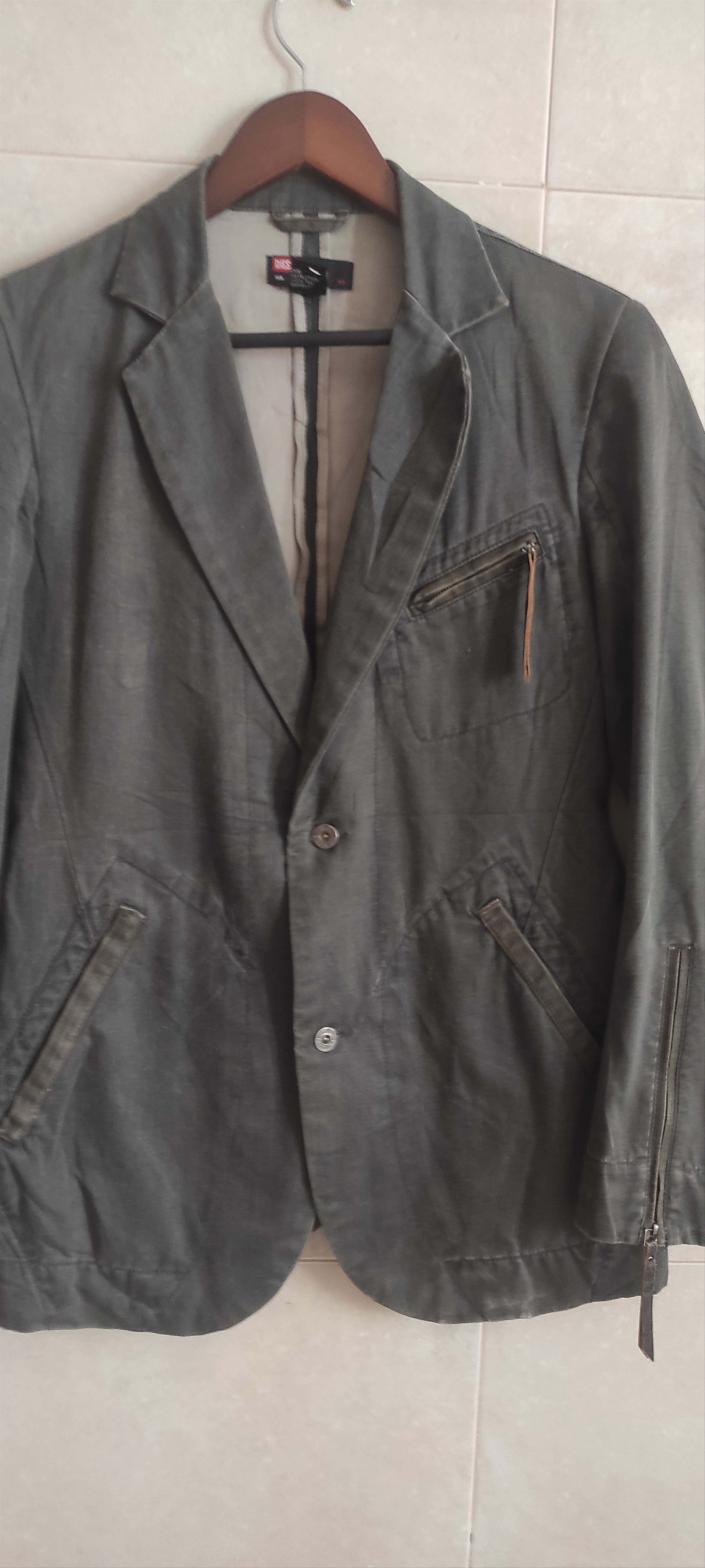 Diesel Diesel Space Sky Hub Canvas Blazer Jacket Men’s Small VTG Size US S / EU 44-46 / 1 - 9 Thumbnail