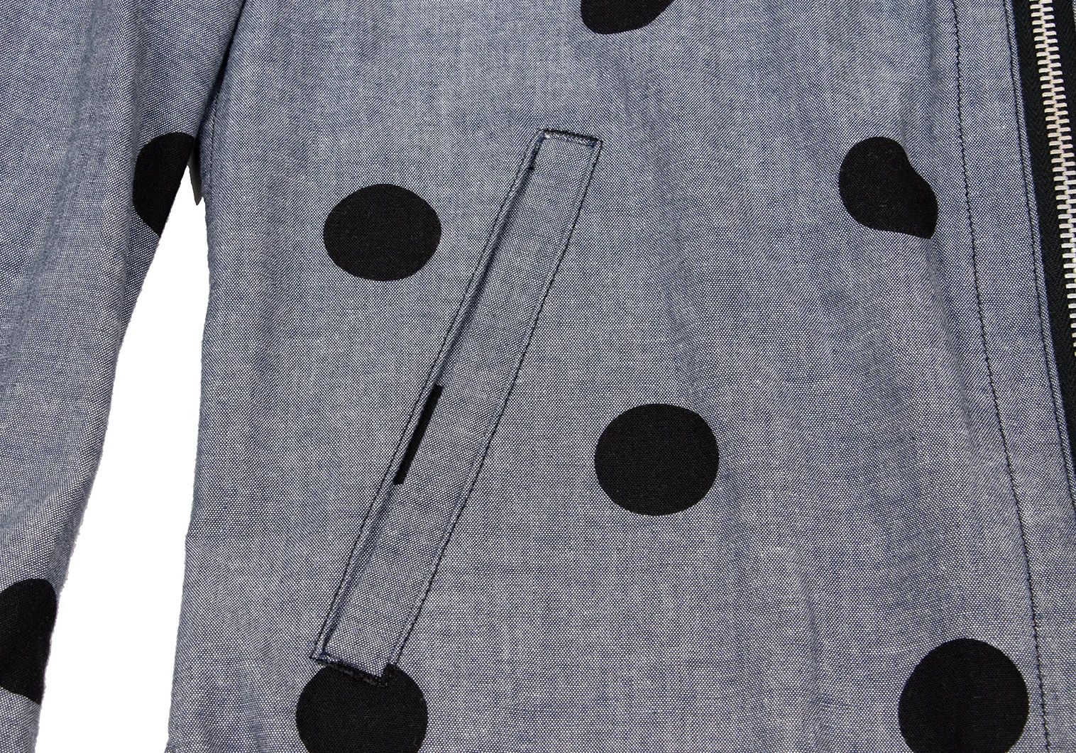 Yohji Yamamoto Yohji Yamamoto Cotton Dot Double Zip Jacket Size US M / EU 48-50 / 2 - 8 Thumbnail
