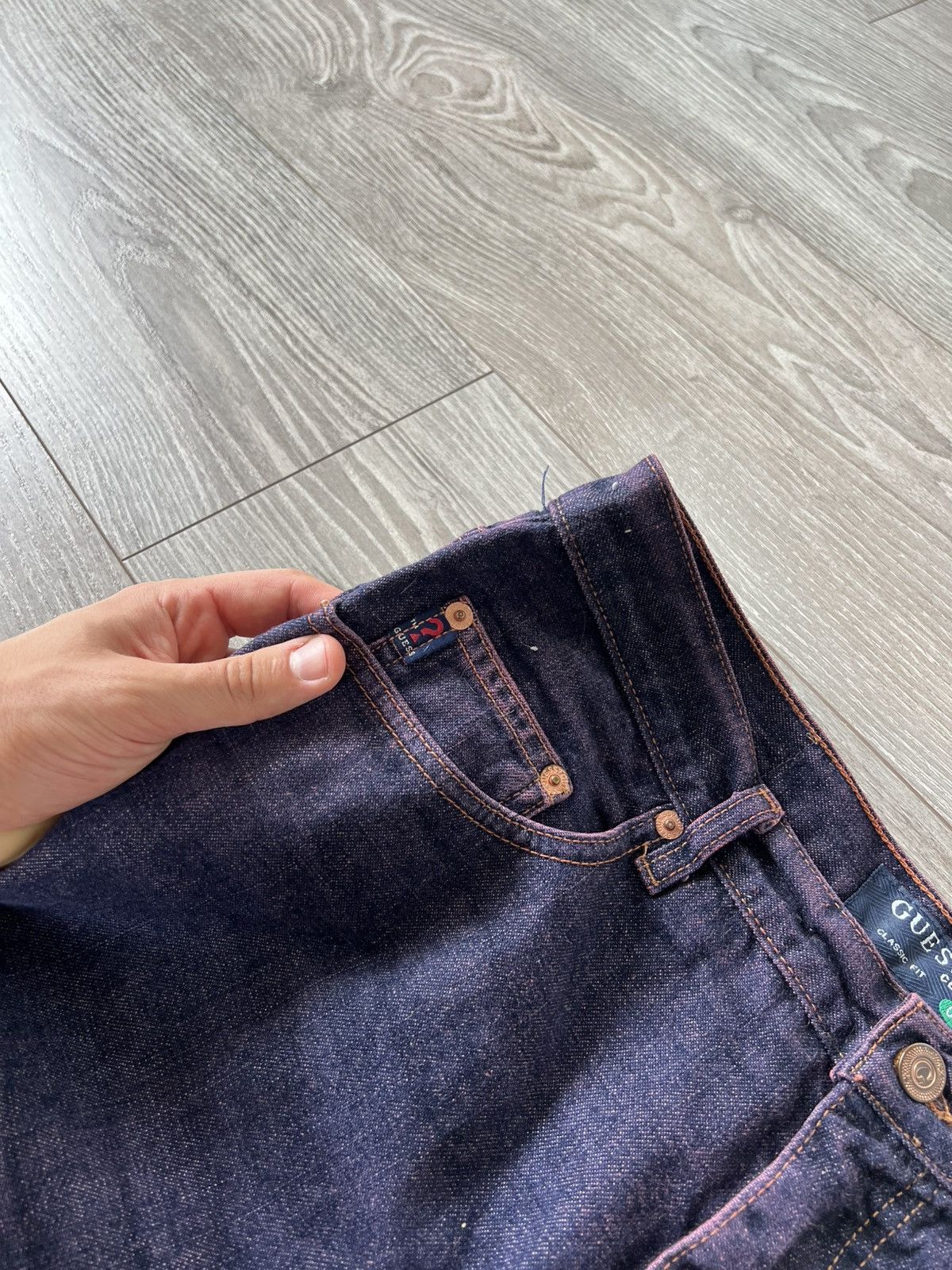 Guess ARCHIVAL Guess Made in USA vintage 80s 90s Classic Jeans Size US 34 / EU 50 - 12 Thumbnail
