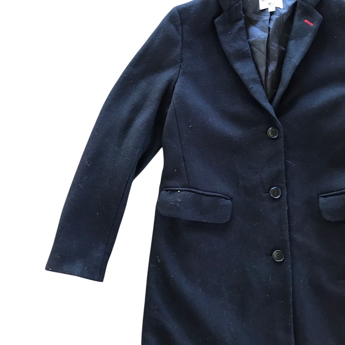 Uniqlo Uniqlo X Ines de la fressange Wool Long Jacket Size L / US 10 / IT 46 - 4 Thumbnail