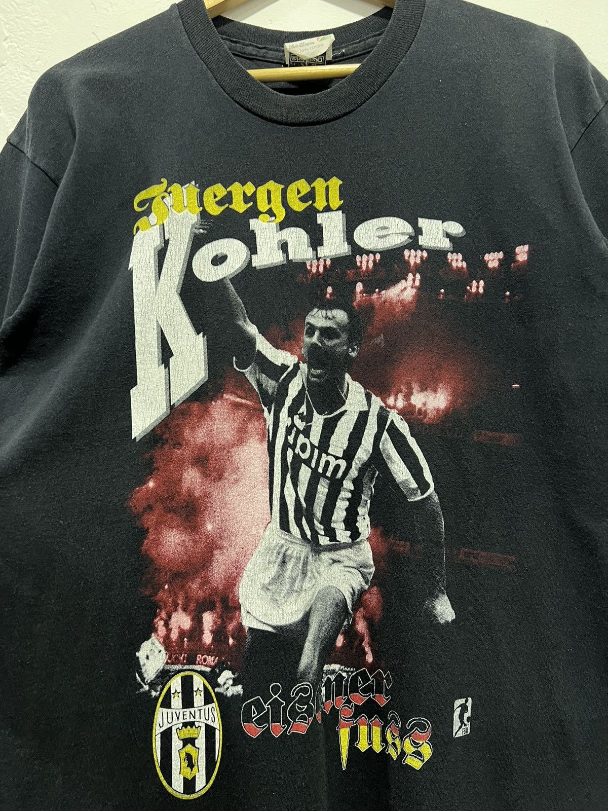 Vintage Vintage 90’s Jürgen Kohler Juventus FC Tshirt Size US M / EU 48-50 / 2 - 2 Thumbnail