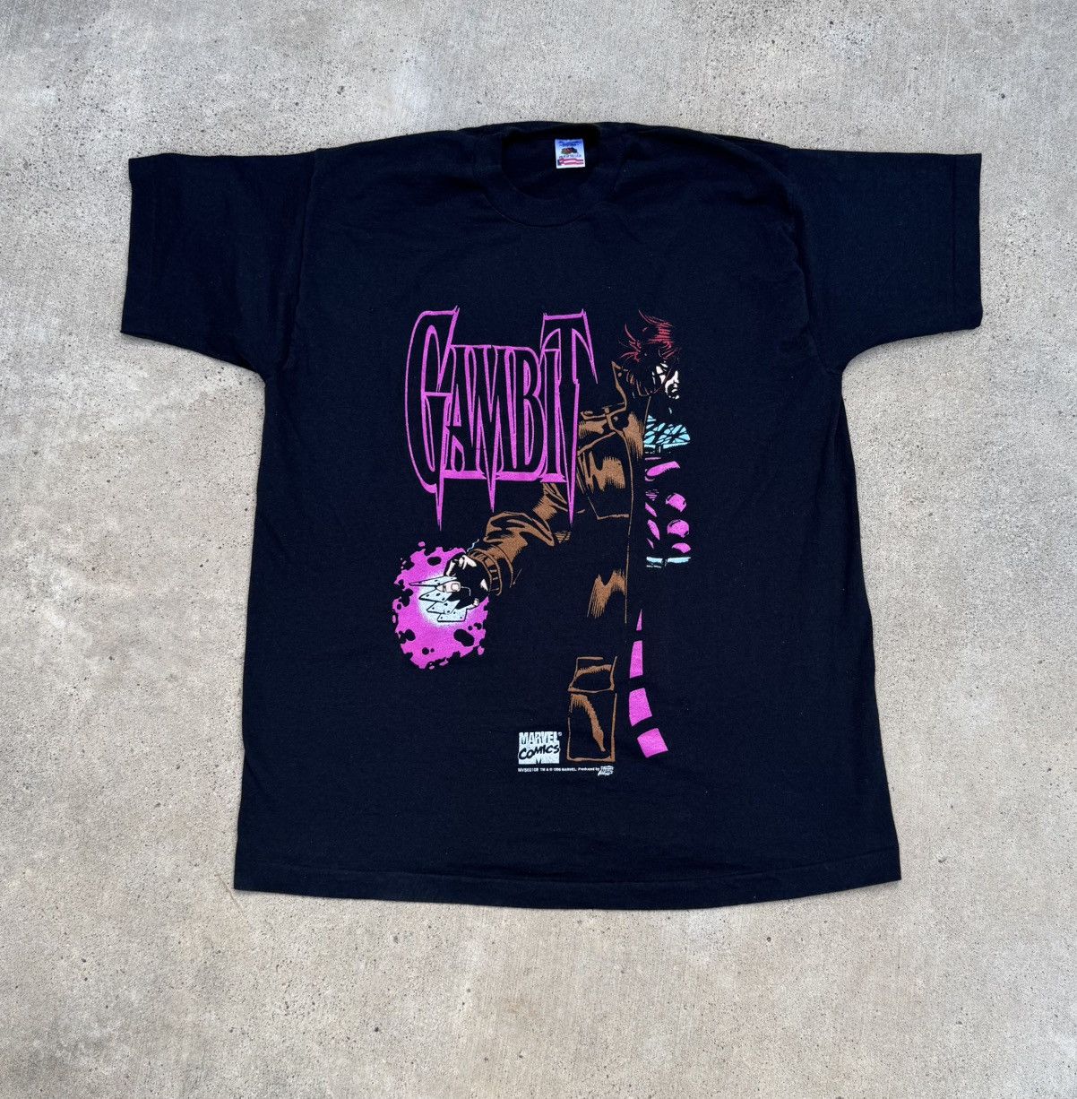 ☆ KITH x X-MEN Gambit Trick Card tee コラボTシャツ ☆ Buy Kith For X-Men Gambit Trick Card Vintage Tee 'Black