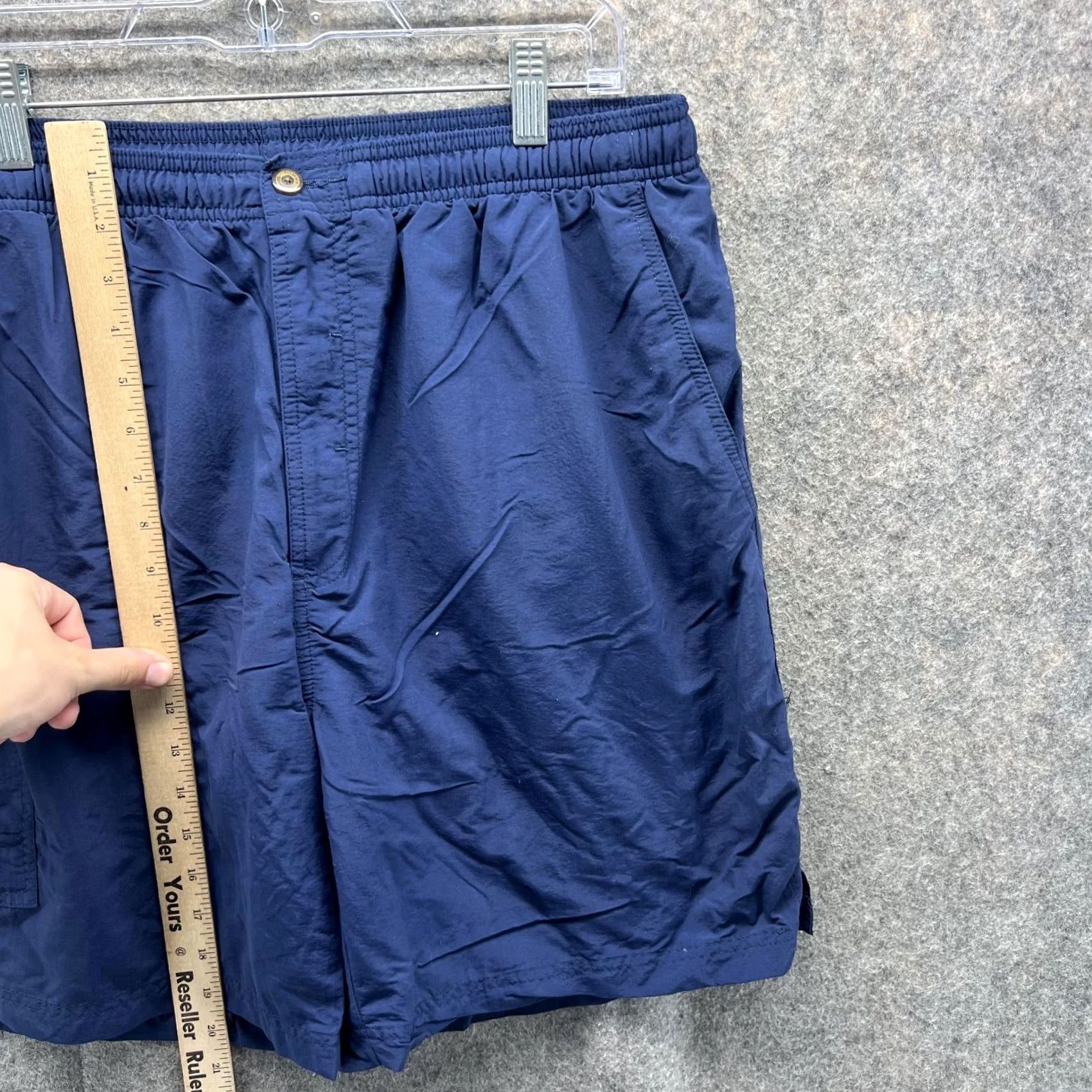 Tommy Bahama Tommy Bahama Shorts Men Large Blue Nylon Athletic Elastic Waist Lined Casual Size US 33 - 6 Thumbnail