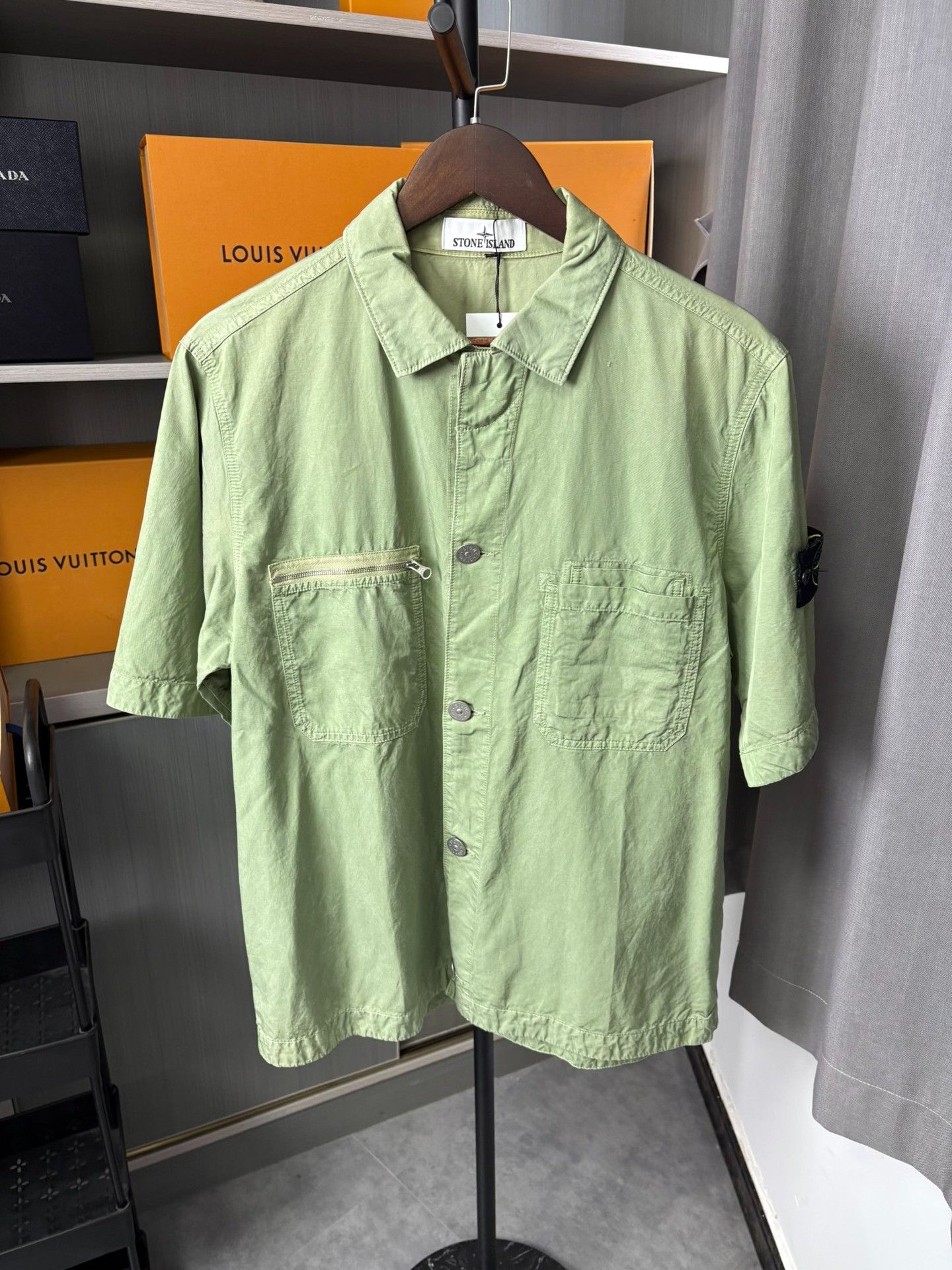 Stone Island Stone Island Green Shirt S Men Size US S / EU 44-46 / 1 - 1 Thumbnail