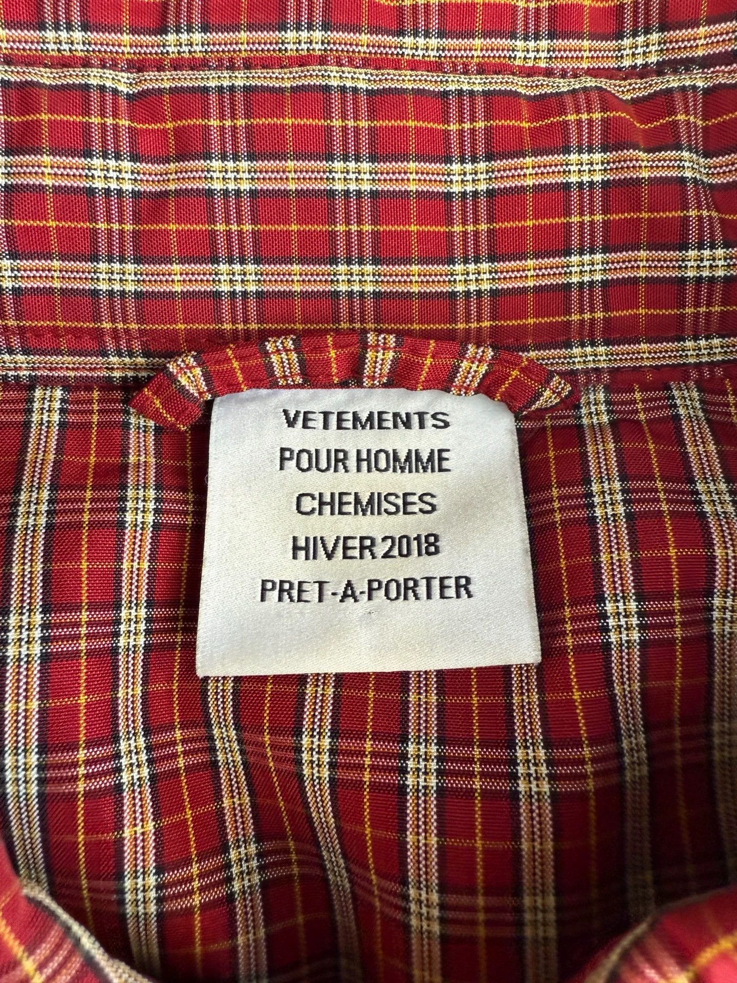 Vetements Vetements 17AW Padded Plaid Shirt Jacket M Near Mint Size US M / EU 48-50 / 2 - 4 Thumbnail