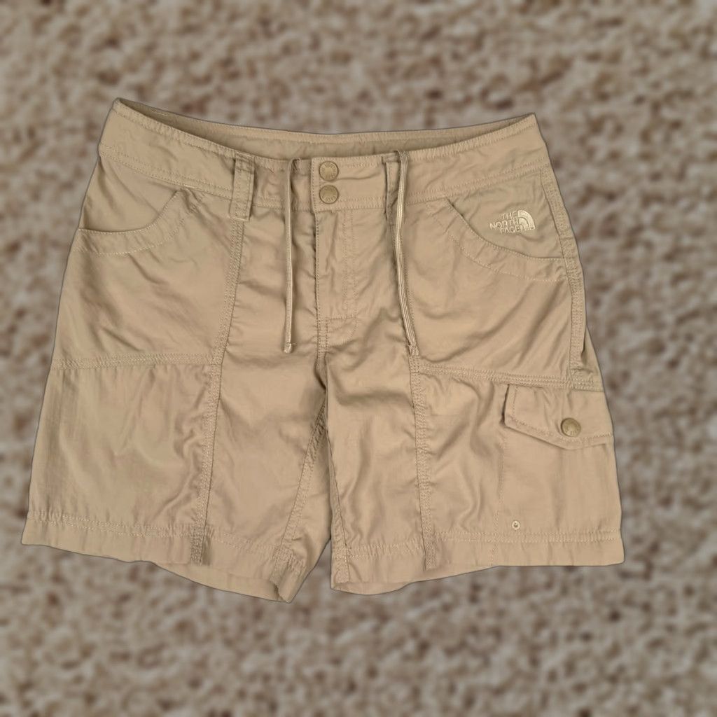 The North Face The North Face Women’s Shorts Cargo Beige 29x7 100% Nylon Canvas Quick Dry Breathable Pockets Hiking Outdoor Activewear Regular Size 4 Womens Size 27" / US 4 / IT 40 - 1 Thumbnail