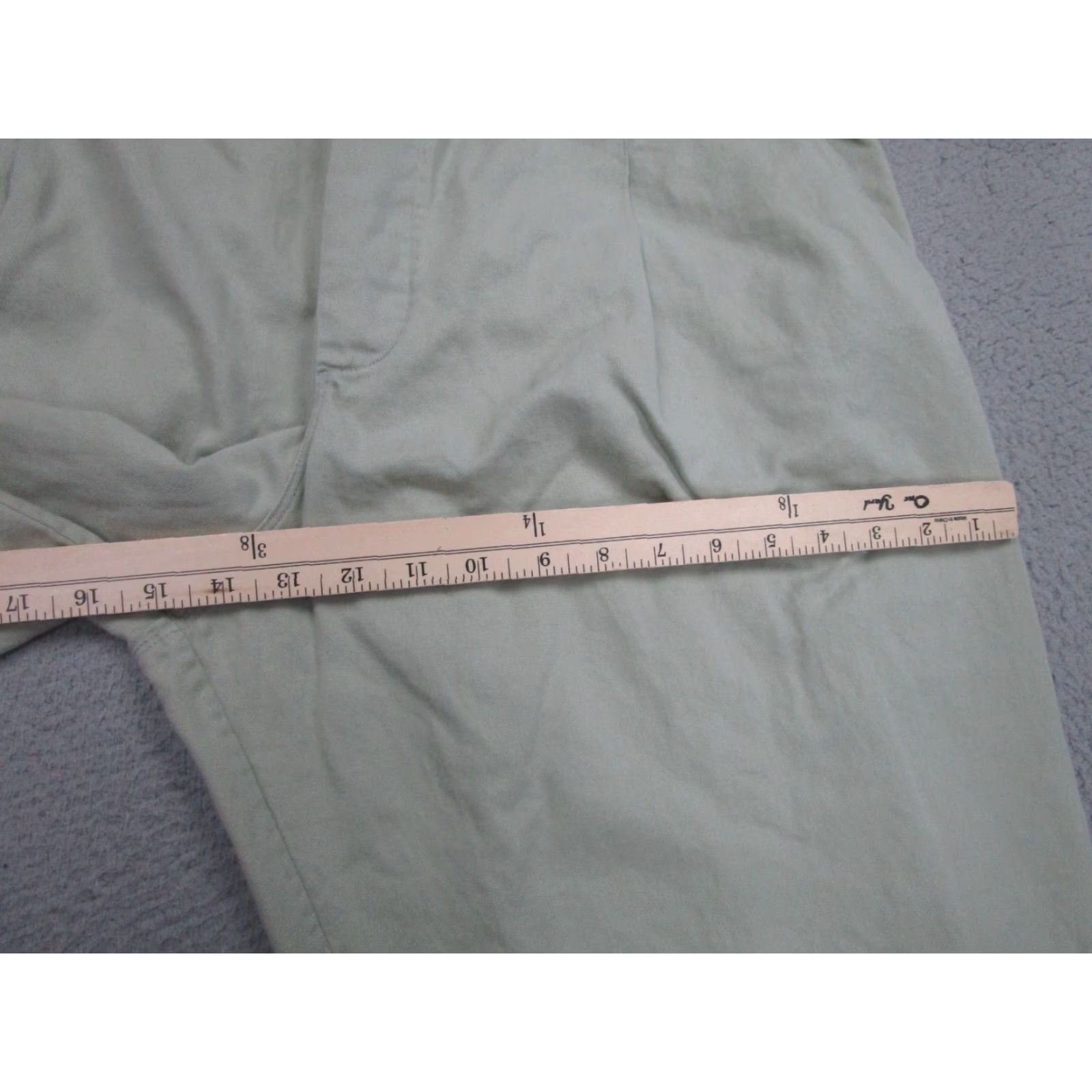 Cos COS Pants Womens L Green Linen Blend Wide-Leg Beach Resort Bohemian Comfort Pockets High-Rise 27in Inseam Vintage? No (but not vintage). Size 36" / US 14 / IT 50 - 6 Thumbnail
