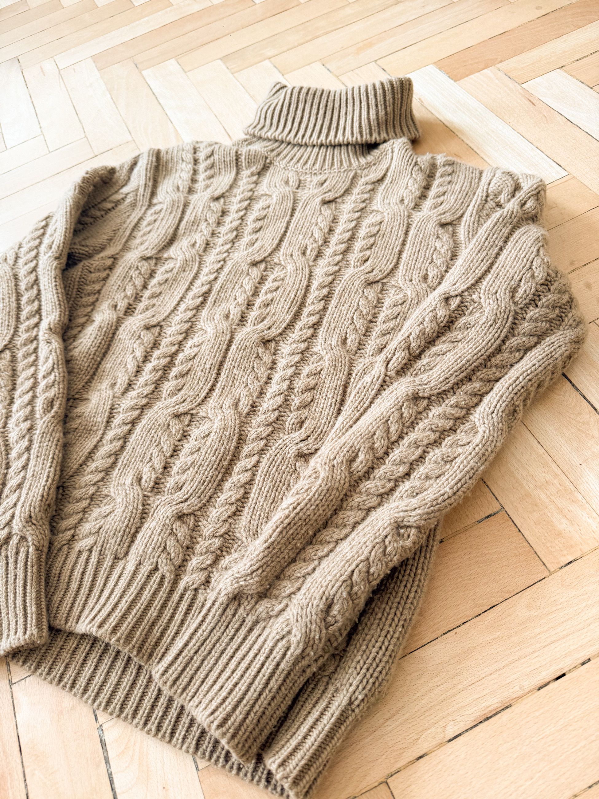 Moncler Gamme Bleu × Thom Browne Moncler Gamme Bleu Thom Browne cable knit sweater size XL Size US XL / EU 56 / 4 - 3 Thumbnail