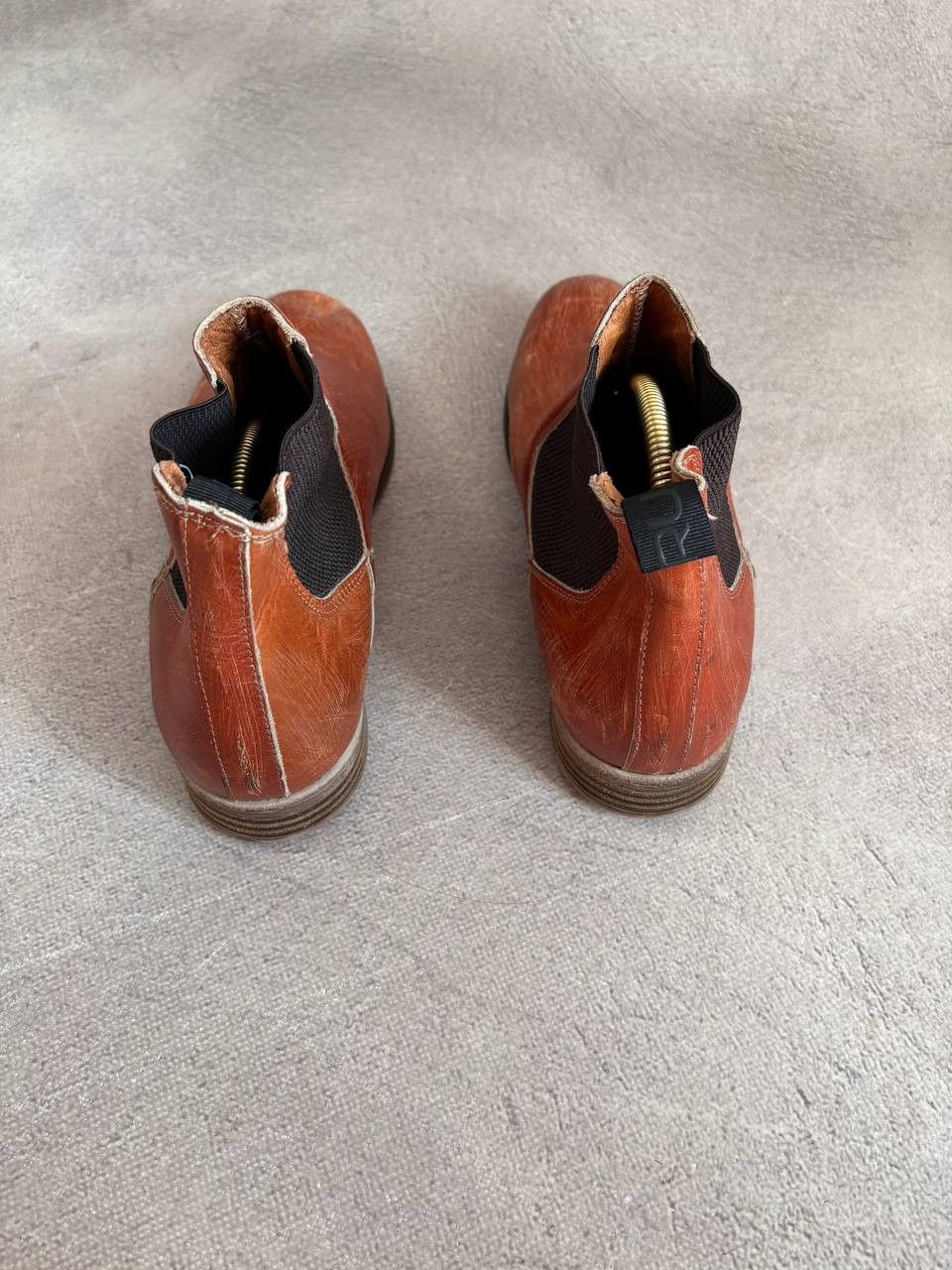 Other Leather Faded Vintage KMRii Guidi style Boots Shoes Y2K Size US 10 / EU 43 - 7 Thumbnail