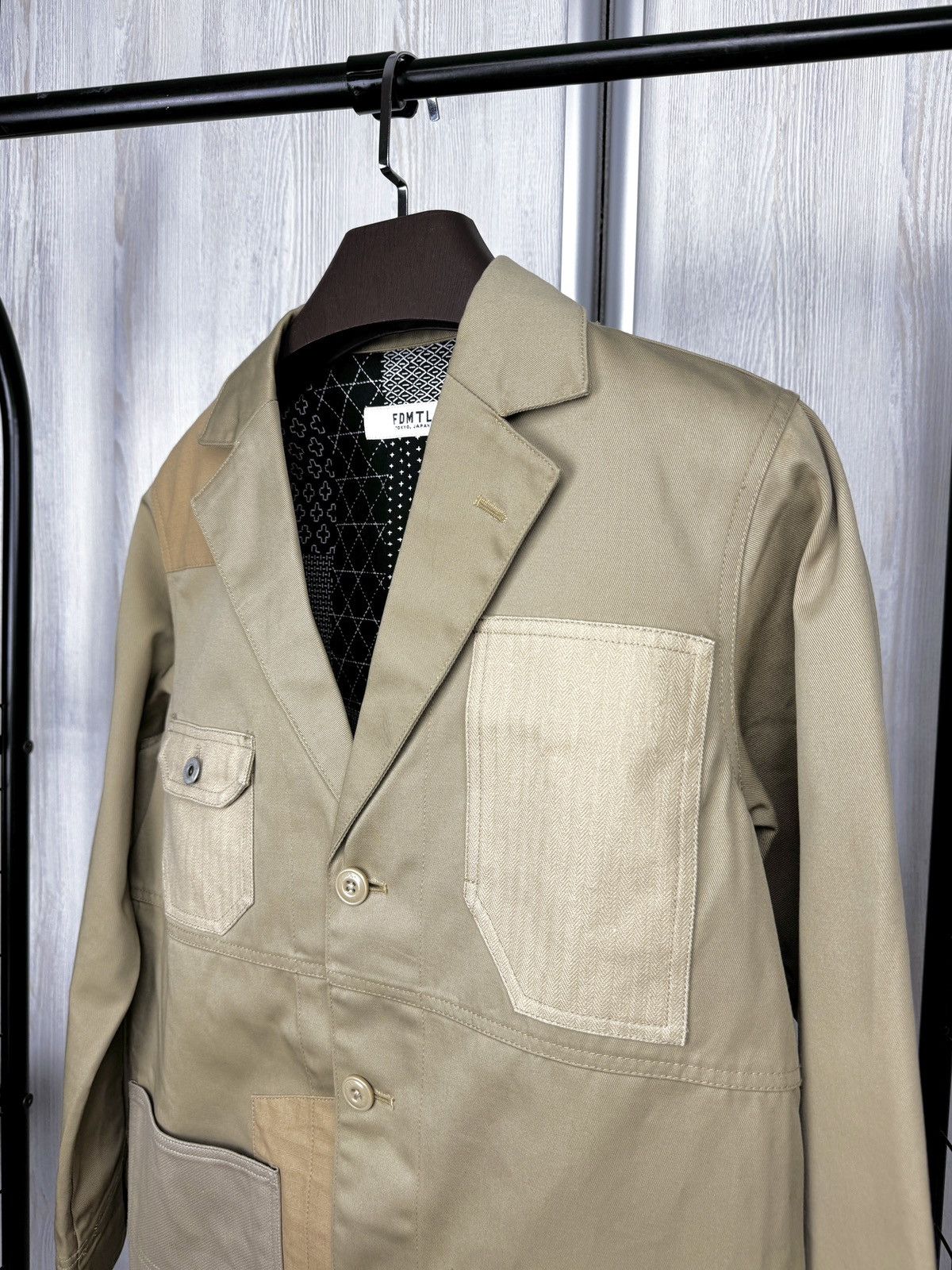 FDMTL FDMTL x DICKIES PATCHWORK beige Blazer Japan Jacket Size 1 Size US S / EU 44-46 / 1 - 6 Thumbnail