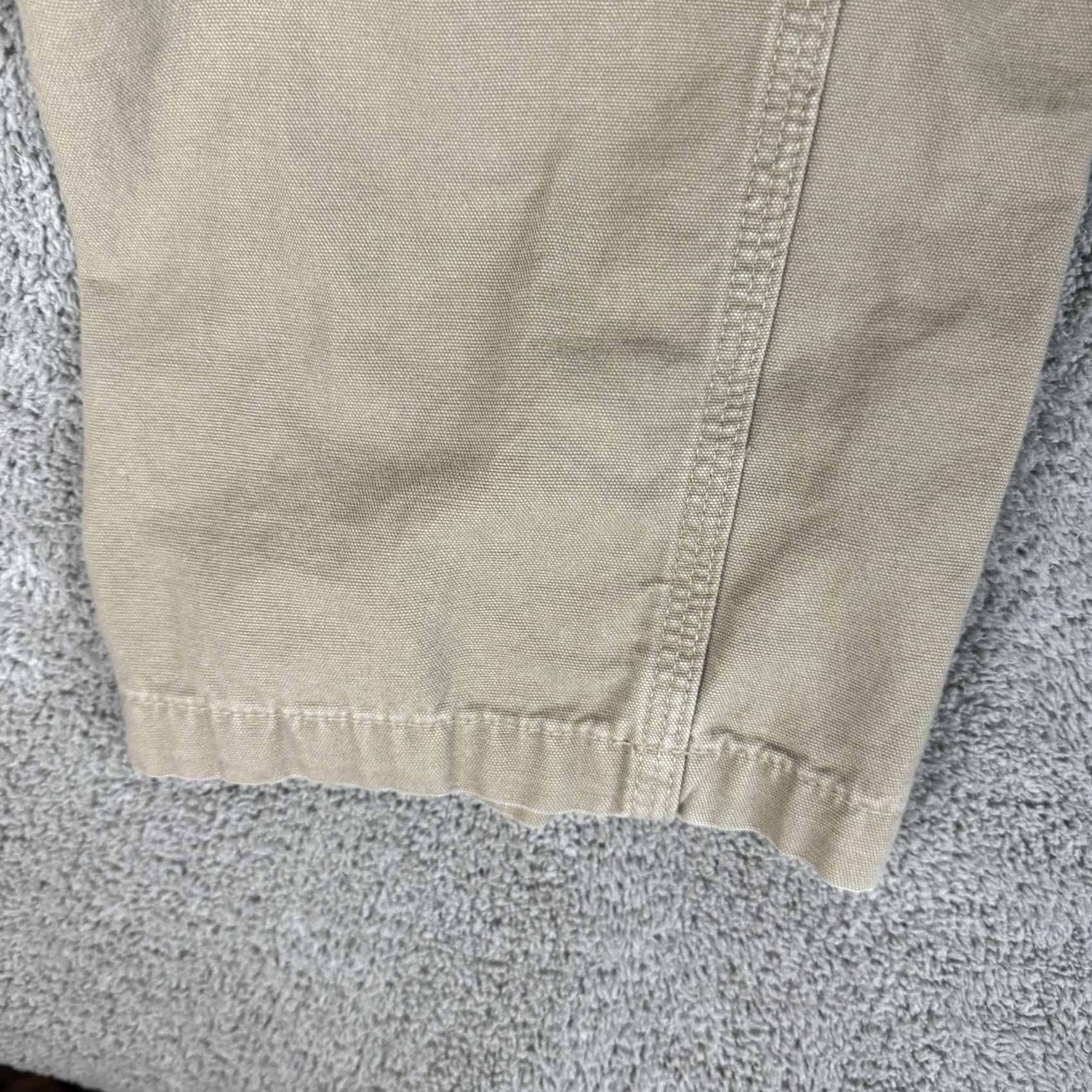 Carhartt Carhartt Pants Mens 38x32 Khaki Canvas Relaxed Fit Carpenter Work Dungaree B299 Size US 38 / EU 54 - 6 Thumbnail