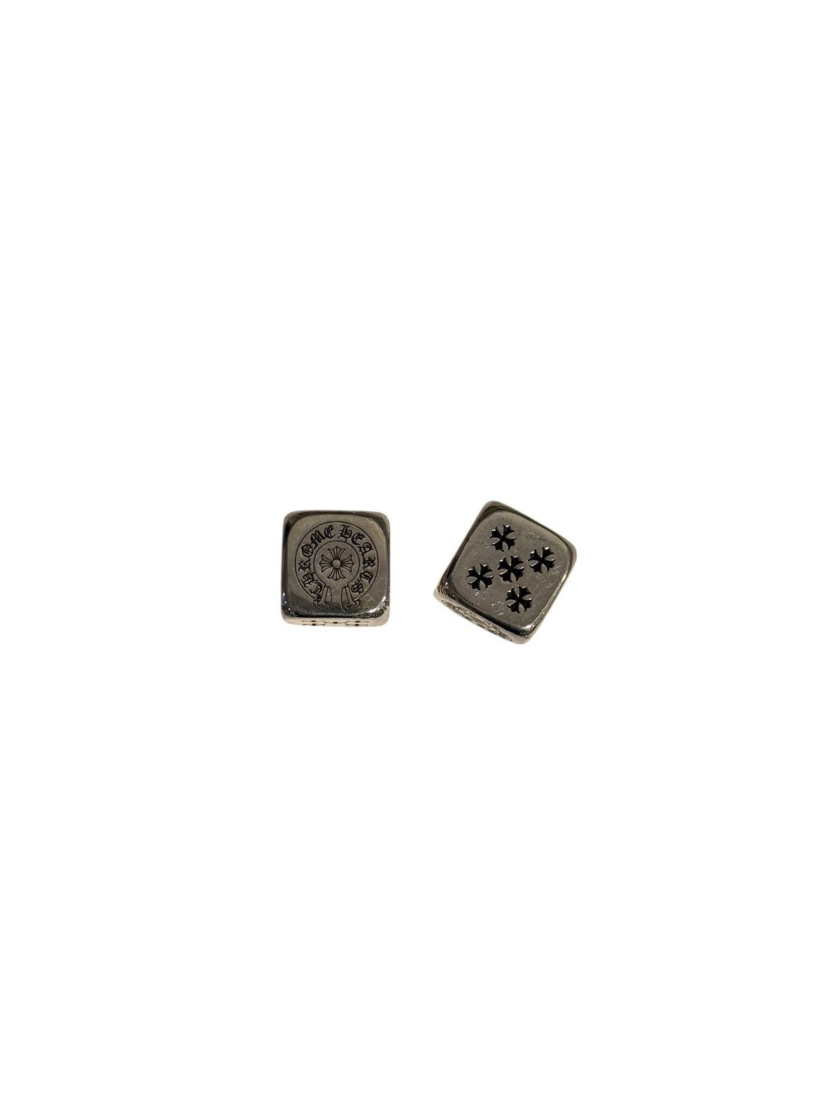 Chrome Hearts Sterling Silver Dice Set Size ONE SIZE - 2 Thumbnail