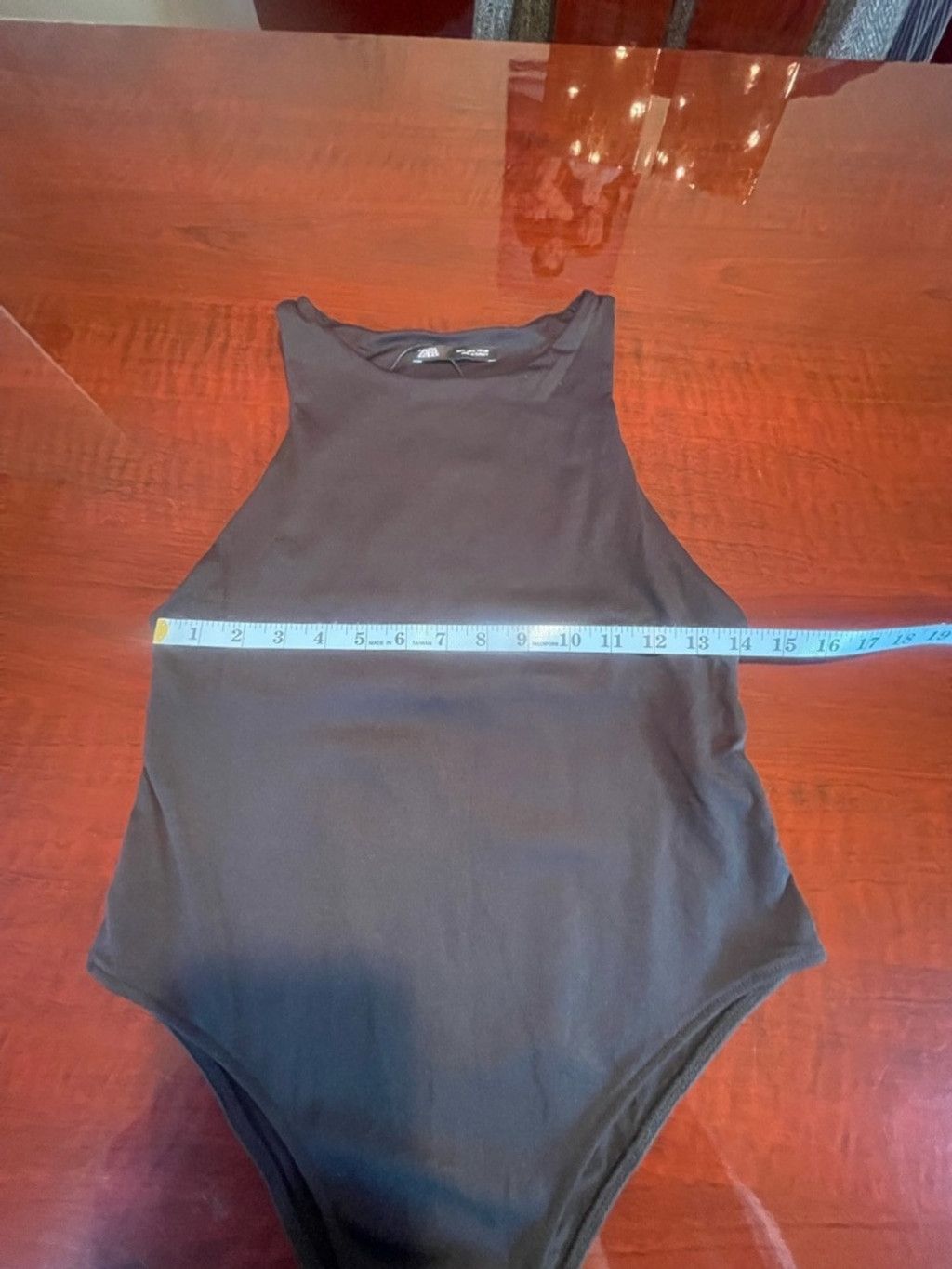 Zara New ZARA Black High Neck Bodysuit - Sz L Glam Basic Goth Size L / US 10 / IT 46 - 4 Thumbnail