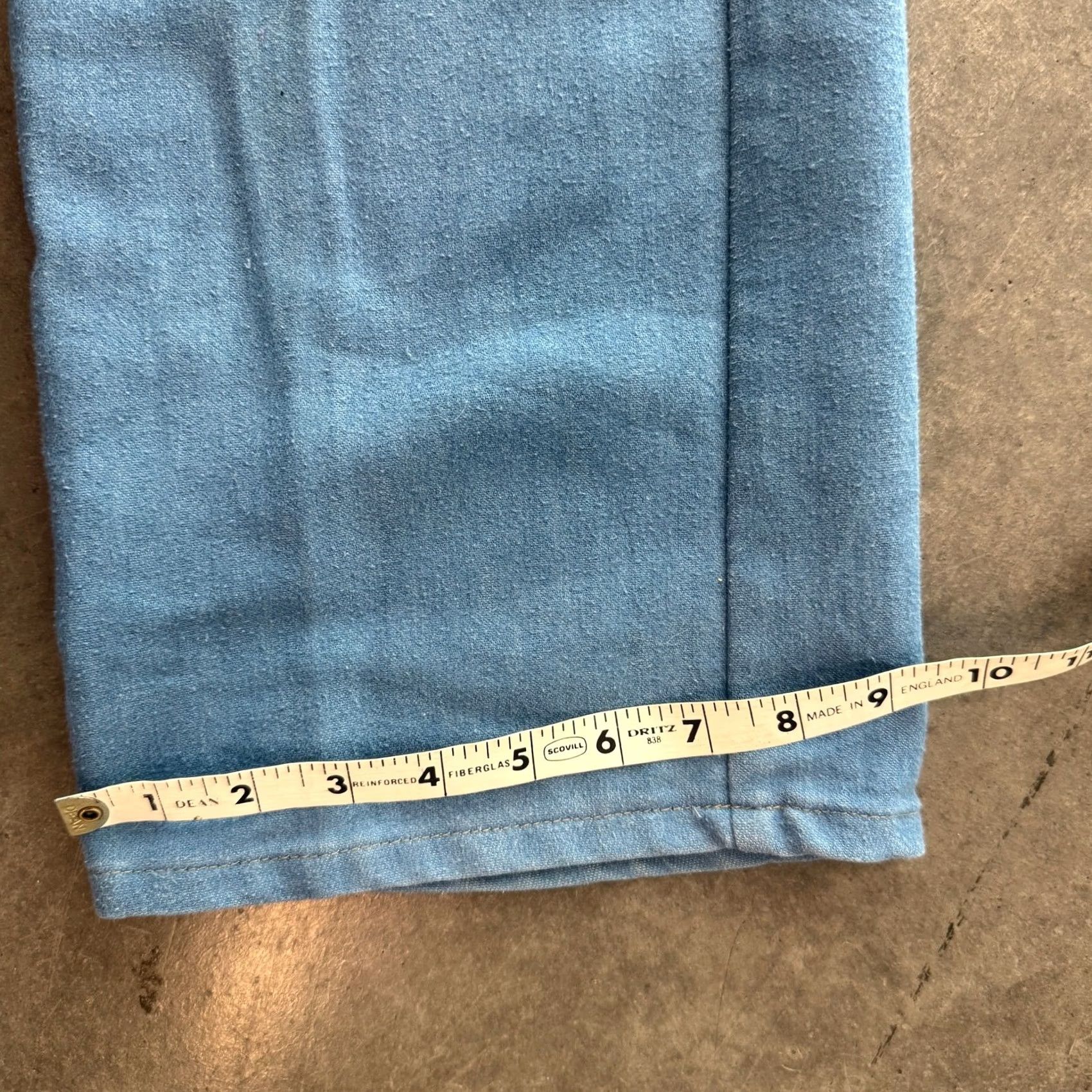 Vintage VINTAGE Y2K Blue Painters Jeans 80's Wide Leg Flare Women's 32 Jeans Women 32 Blue Vintage Y2K Wide Leg Flare Size 24" / US 00 / IT 34 - 7 Thumbnail