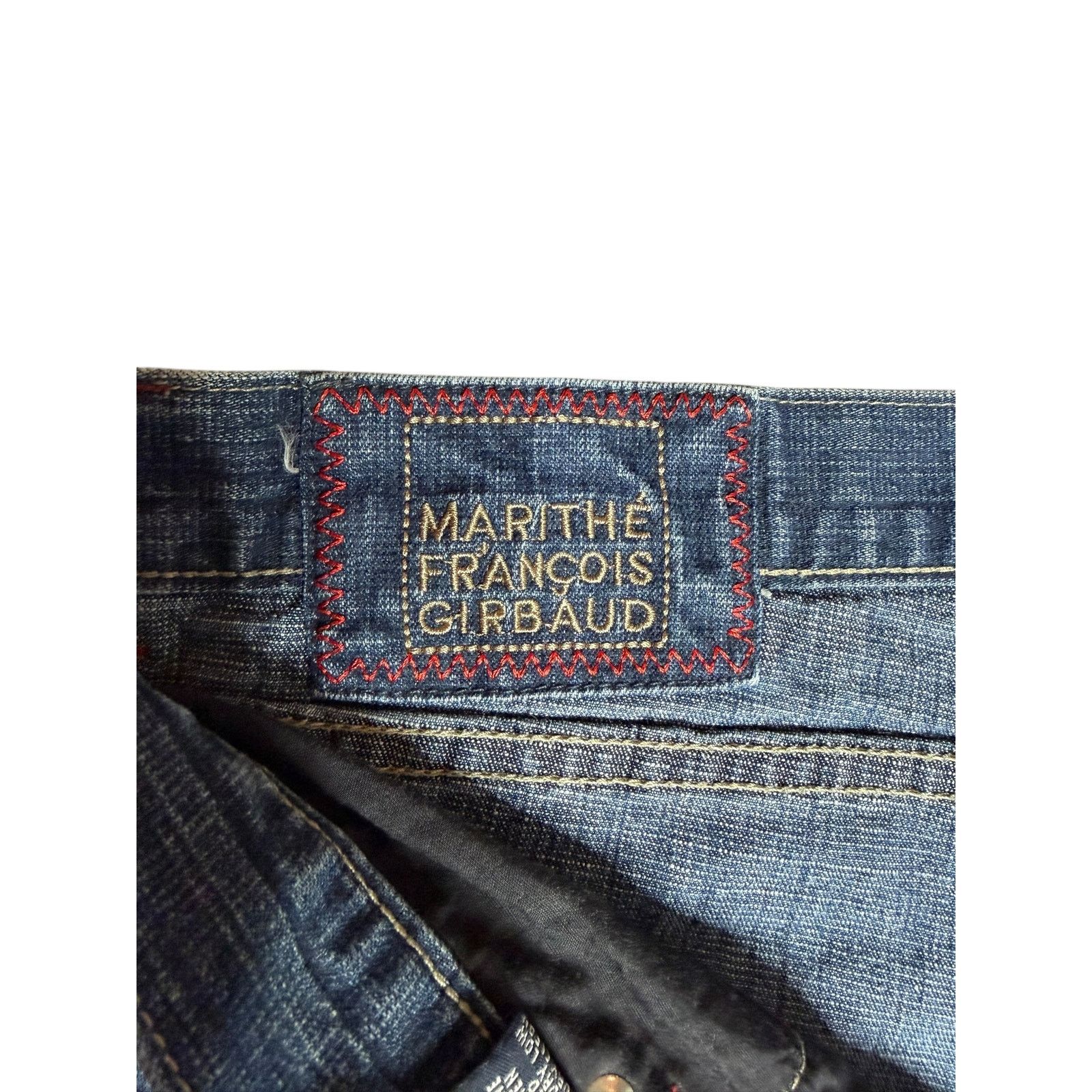Marithe + Francois Girbaud × Vintage Vintage Marithe Francois Girbaud Distressed Jean Shorts Size US 34 / EU 50 - 4 Thumbnail