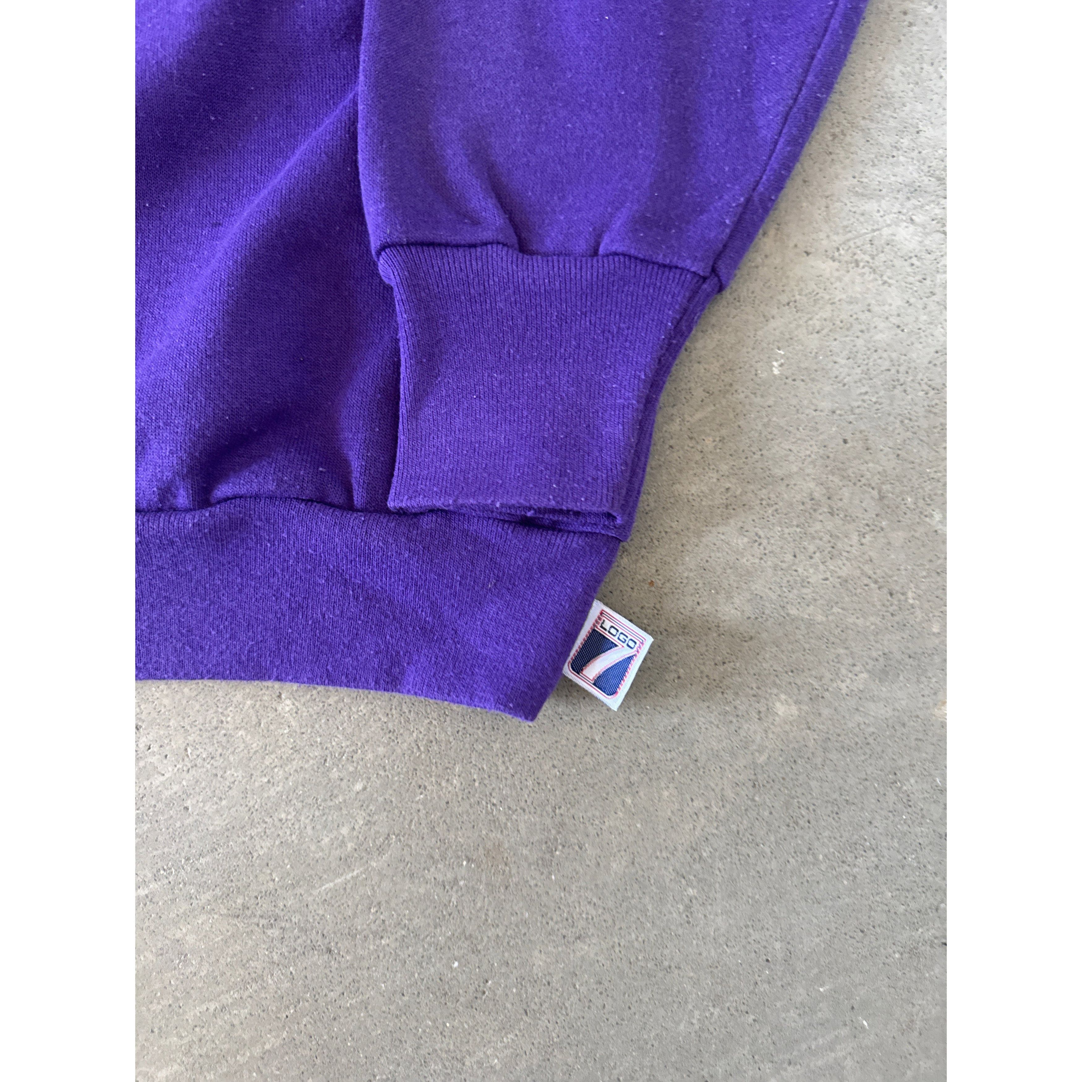 Logo 7 Vintage 90s Logo 7 Minnesota Vikings Sweatshirt Size US XL / EU 56 / 4 - 3 Thumbnail