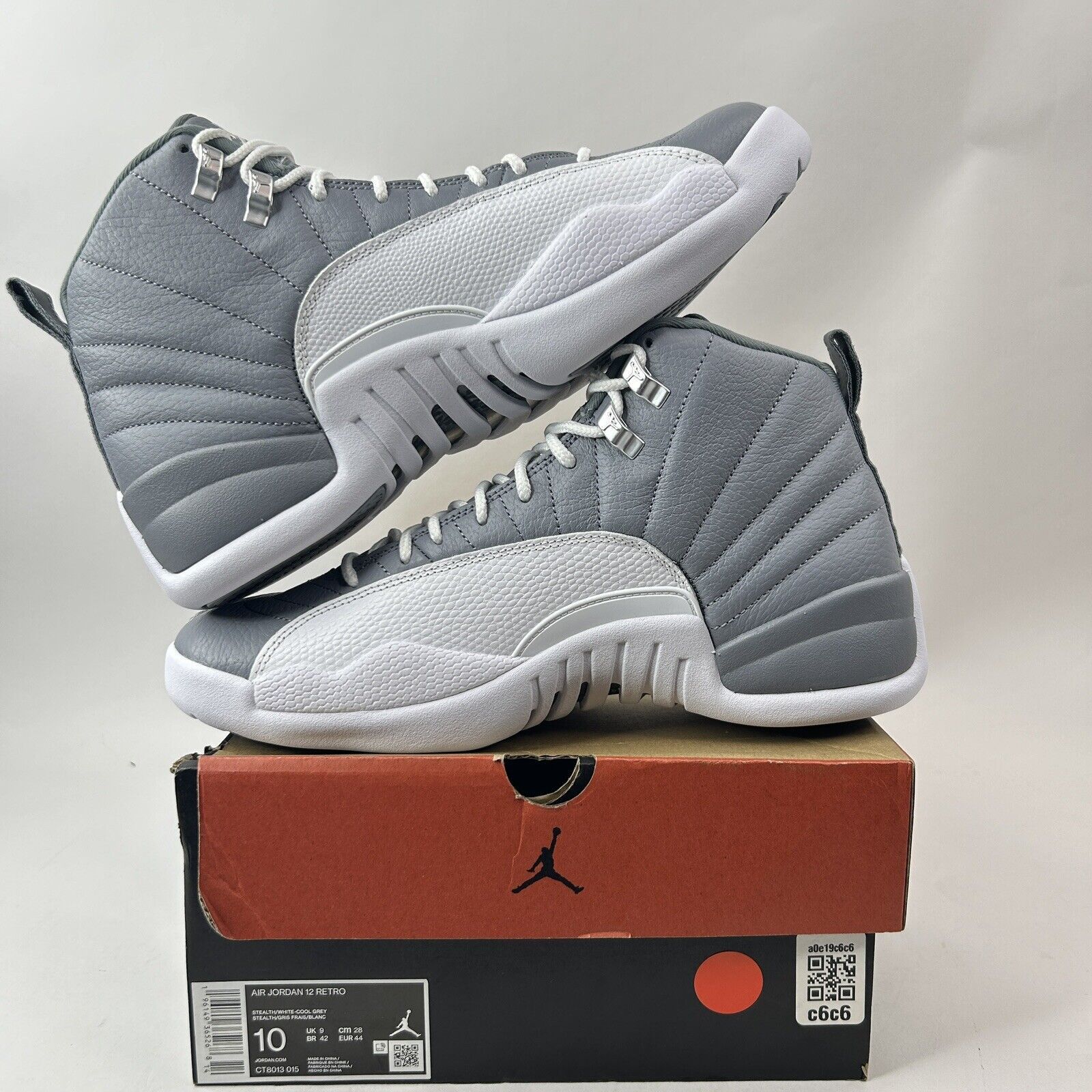 Nike Nike Air Jordan 12 Retro “Stealth” 2024 Size US 10 / EU 43 - 3 Thumbnail