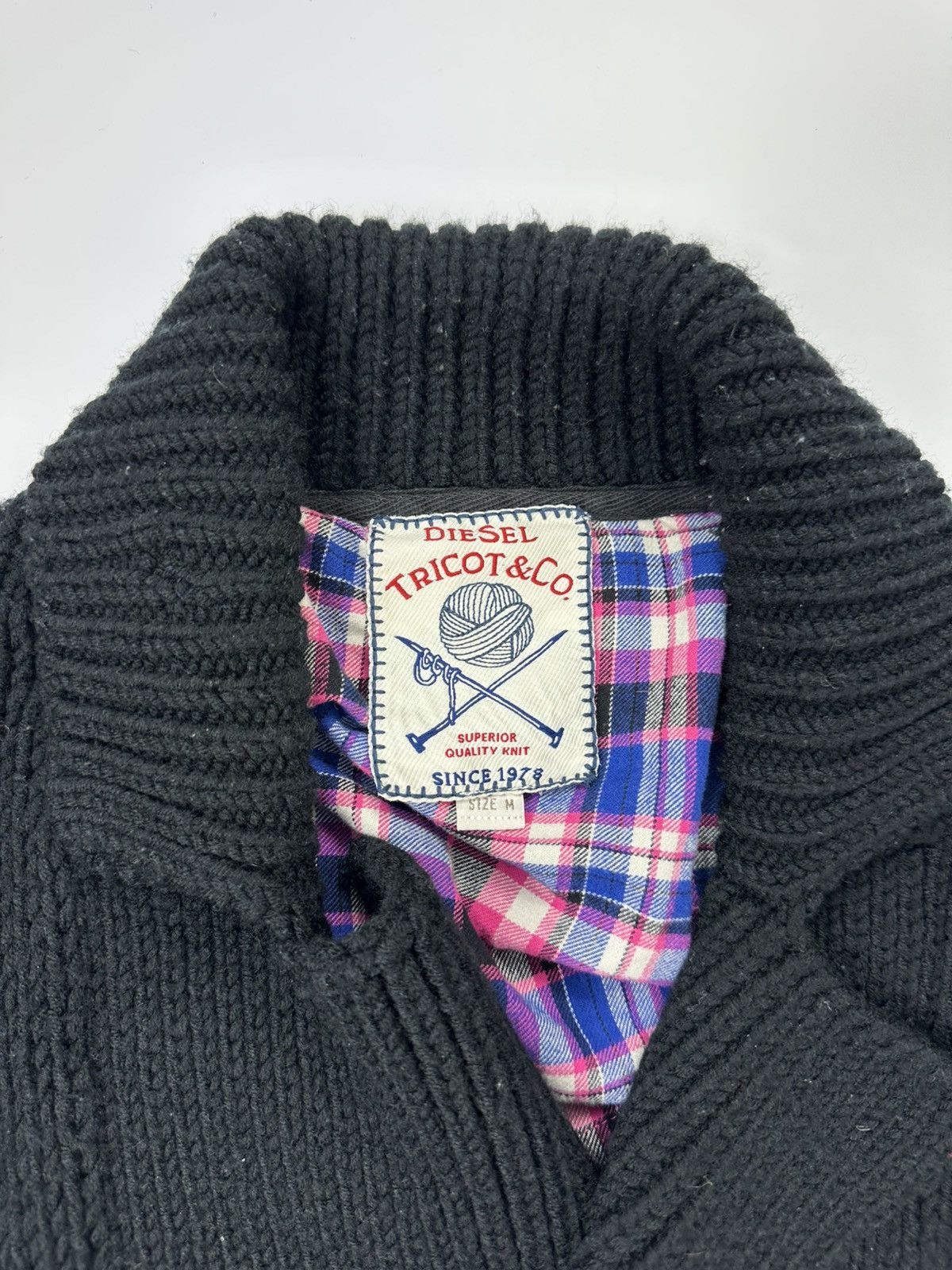 Diesel Diesel Tricot&Co Heavyweight Button Sweater Quality Knit Size US M / EU 48-50 / 2 - 7 Thumbnail