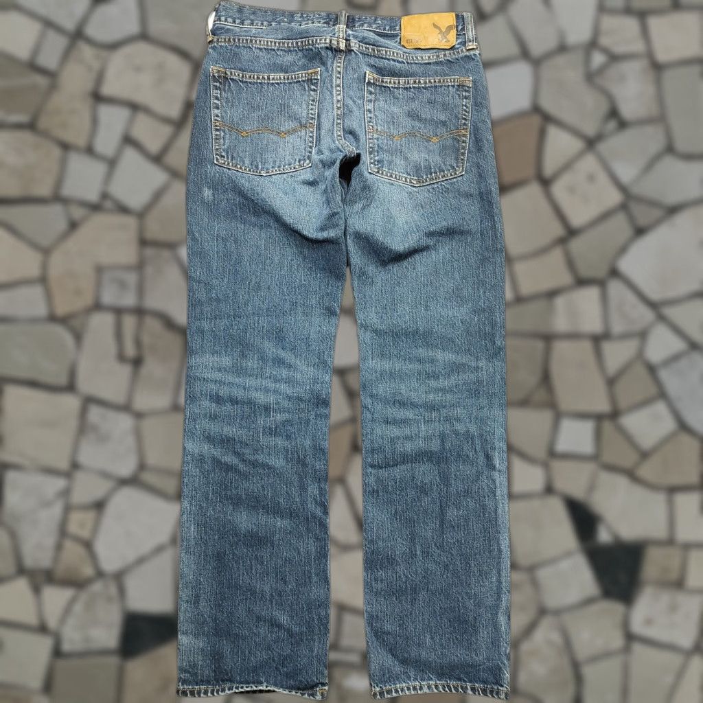 American Eagle Outfitters VINTAGE American Eagle Mens Jeans Straight 28x30 Old Style Denim Blue Size US 28 / EU 44 - 1 Thumbnail