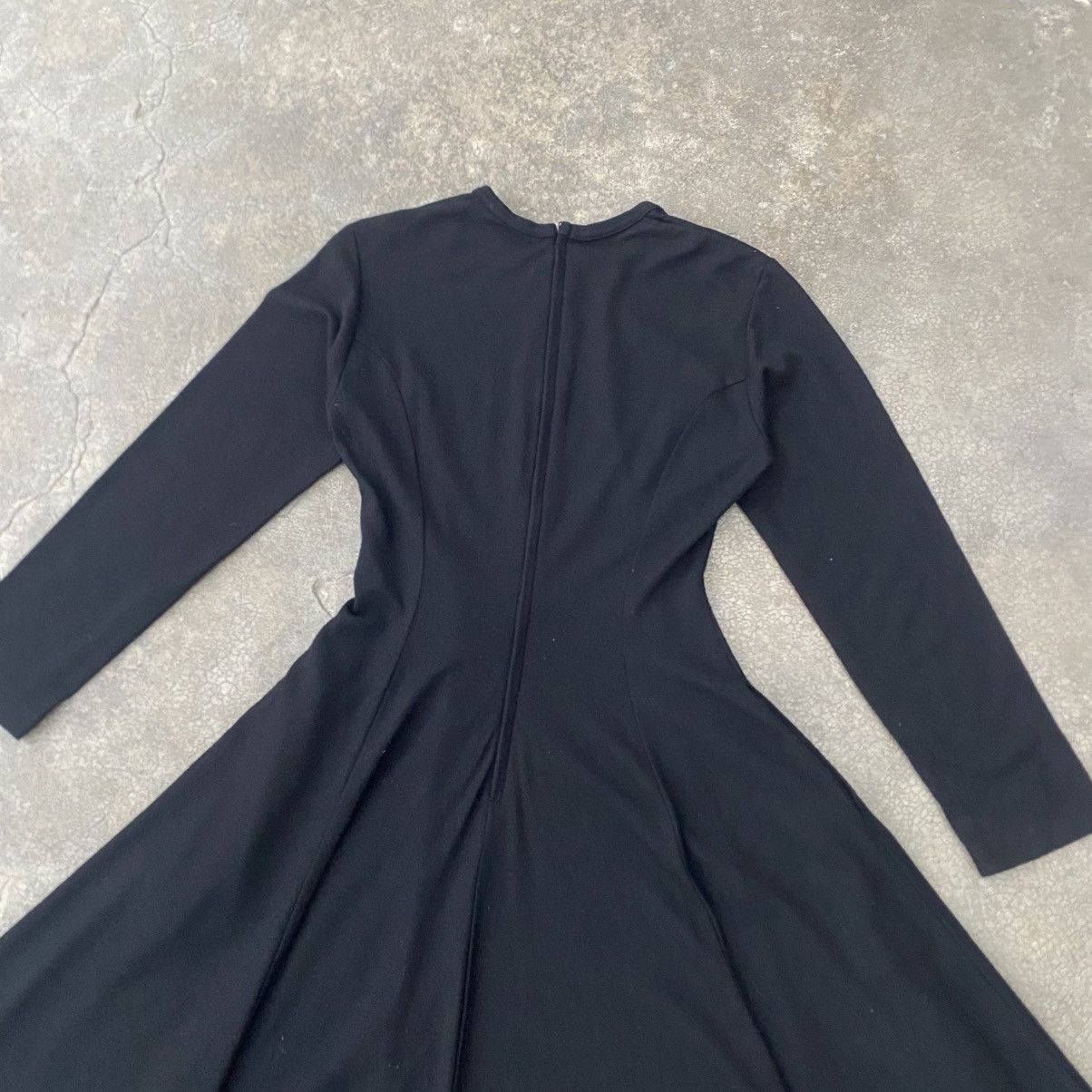 Comme des Garcons ‼️LAST DROP‼️CDG Tricot AD1988 Black Light Wool Flare Dress Size ONE SIZE - 5 Thumbnail