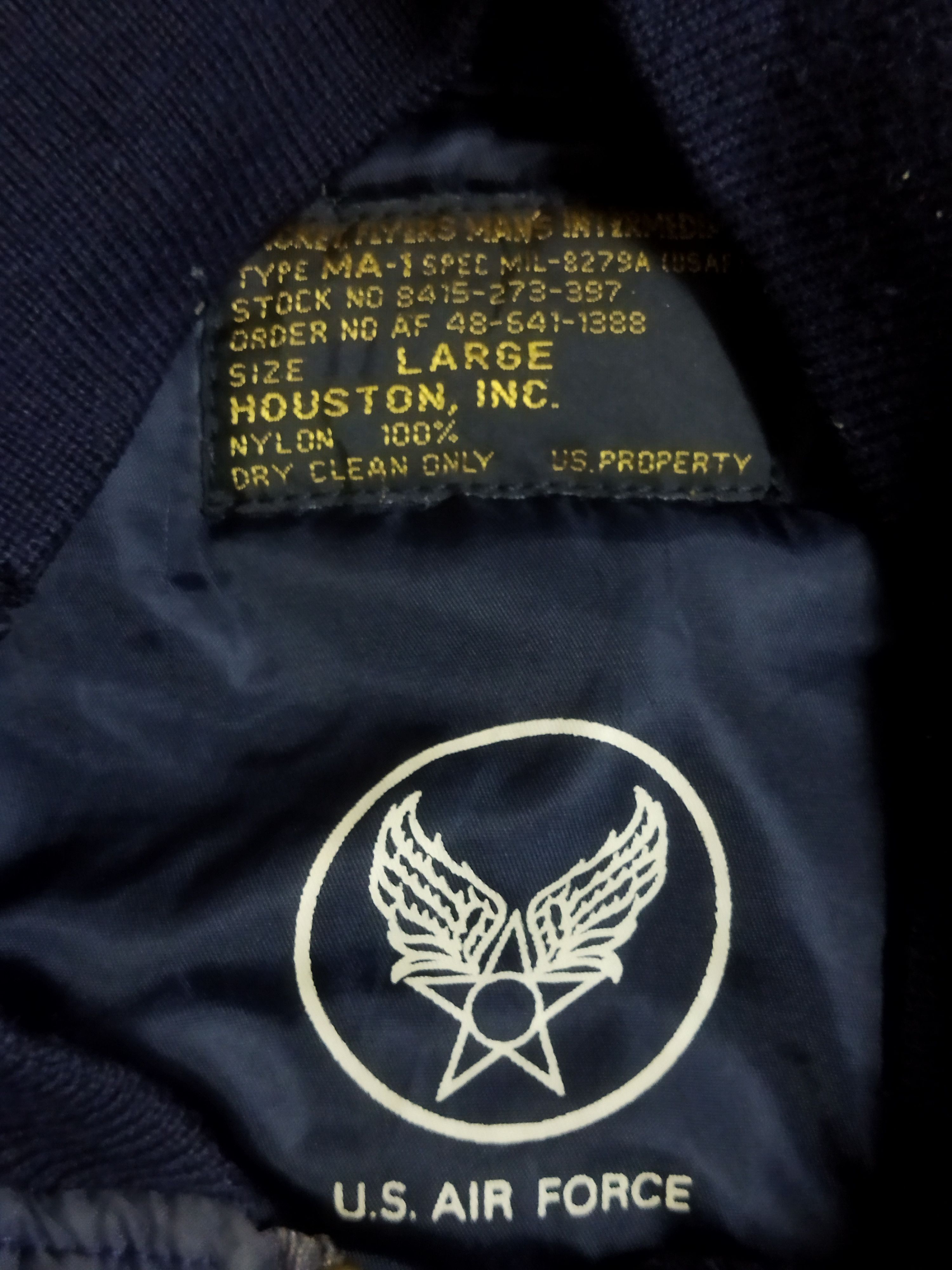 Vintage Vintage Us Air Force Bomber Jacket Size US L / EU 52-54 / 3 - 6 Thumbnail